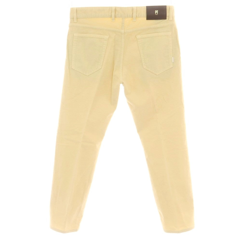 【中古】ピーティートリノ デニム PT TORINO DENIM SWING ストレッチ コットン コーデュロイパンツ ベージュ【 34 】【 状態ランクA 】【 メンズ 】