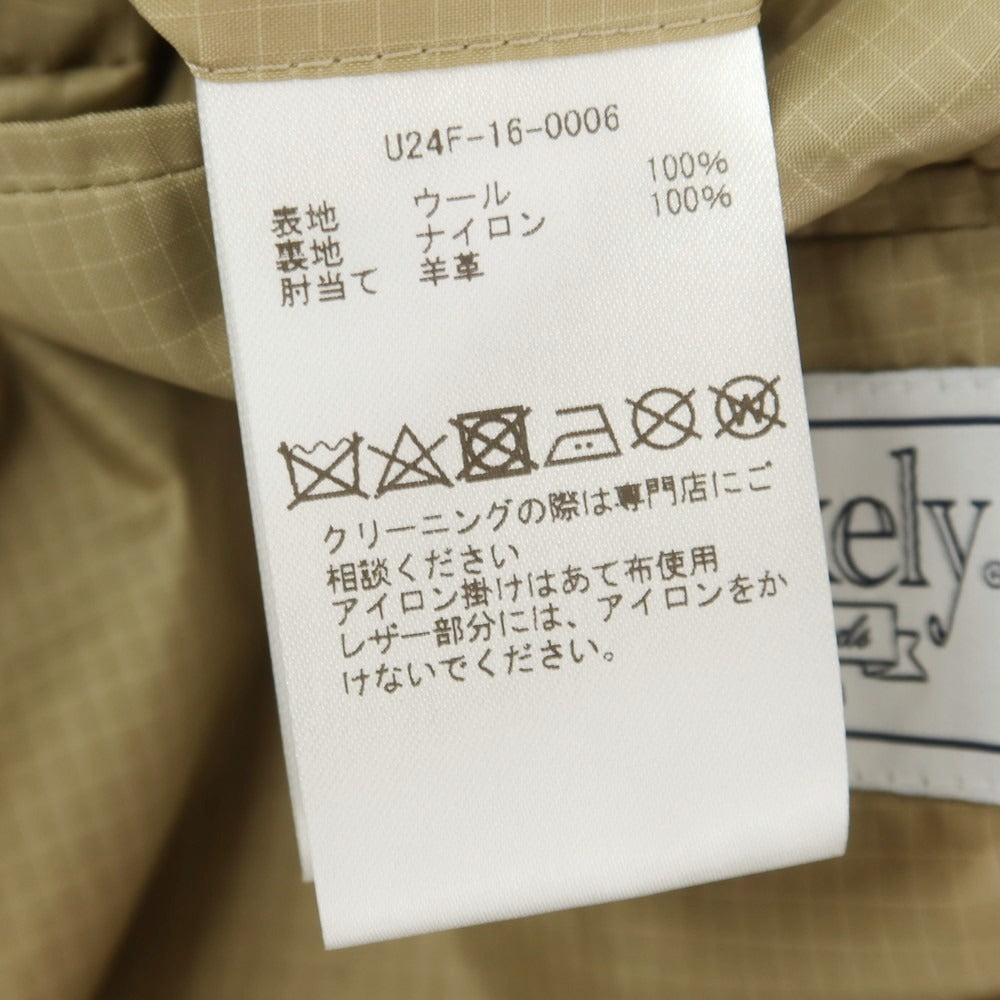 【中古】アンライクリー UNLIKELY 2024年秋冬 ウール エルボーパッチ テーラードジャケット グレー【 L 】【 状態ランクB 】【 メンズ 】