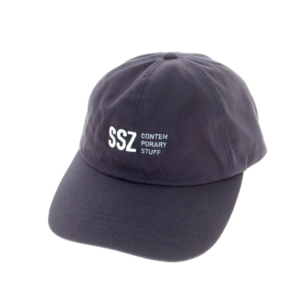 【中古】エスエスズィー SSZ ツイルコットン キャップ ネイビー【 状態ランクB 】【 メンズ 】