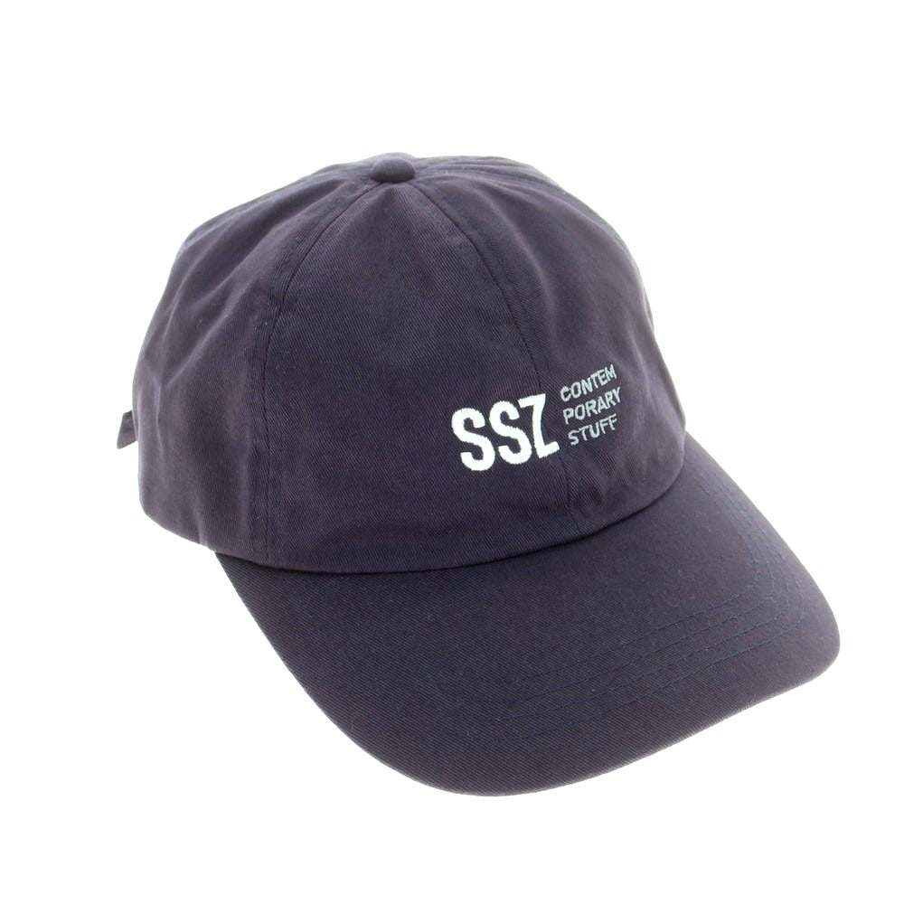 【中古】エスエスズィー SSZ ツイルコットン キャップ ネイビー【 状態ランクB 】【 メンズ 】