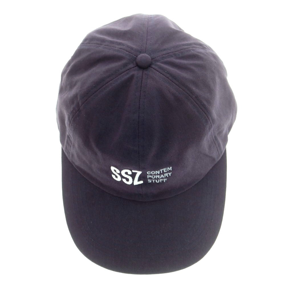 【中古】エスエスズィー SSZ ツイルコットン キャップ ネイビー【 状態ランクB 】【 メンズ 】