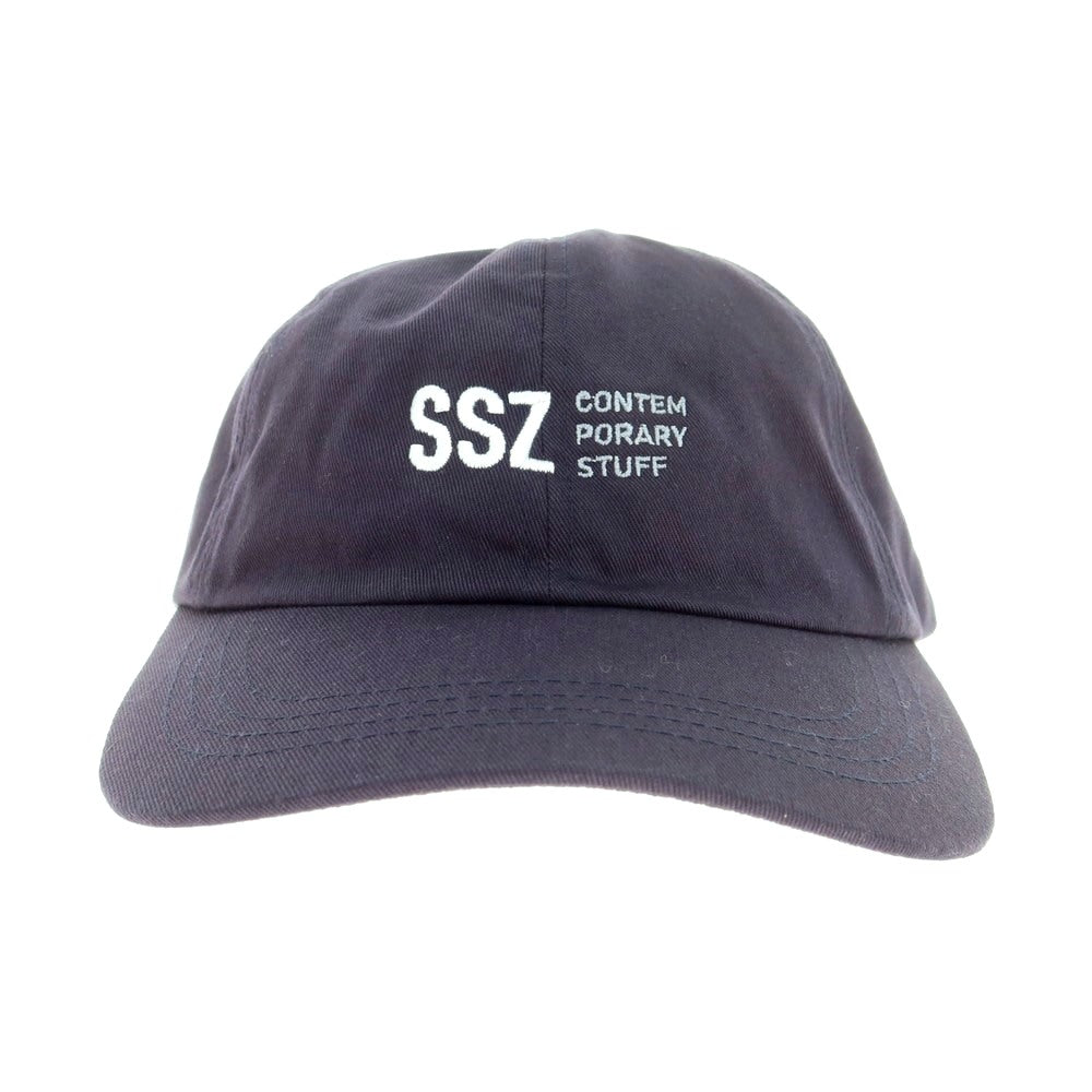 【中古】エスエスズィー SSZ ツイルコットン キャップ ネイビー【 状態ランクB 】【 メンズ 】