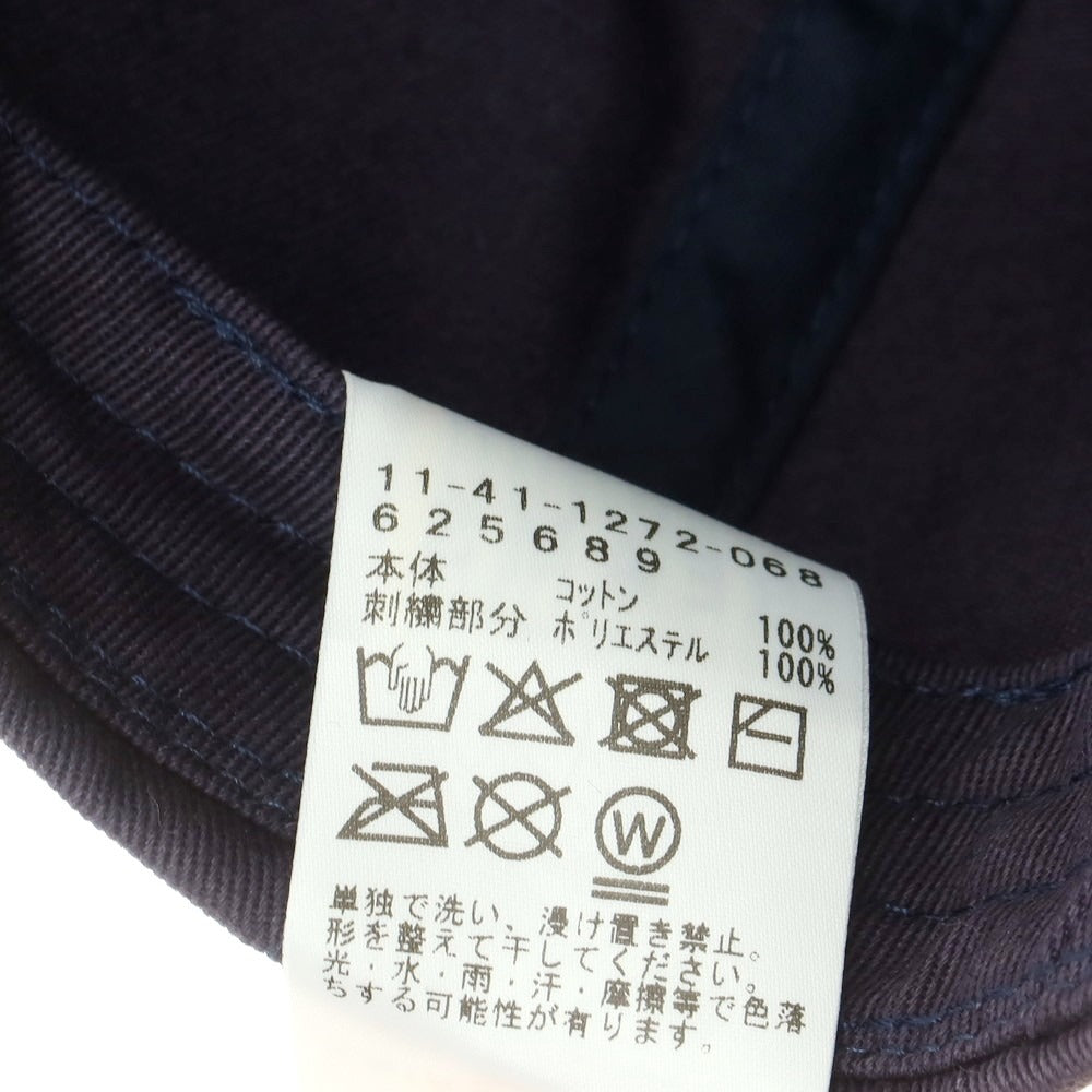 【中古】エスエスズィー SSZ ツイルコットン キャップ ネイビー【 状態ランクB 】【 メンズ 】