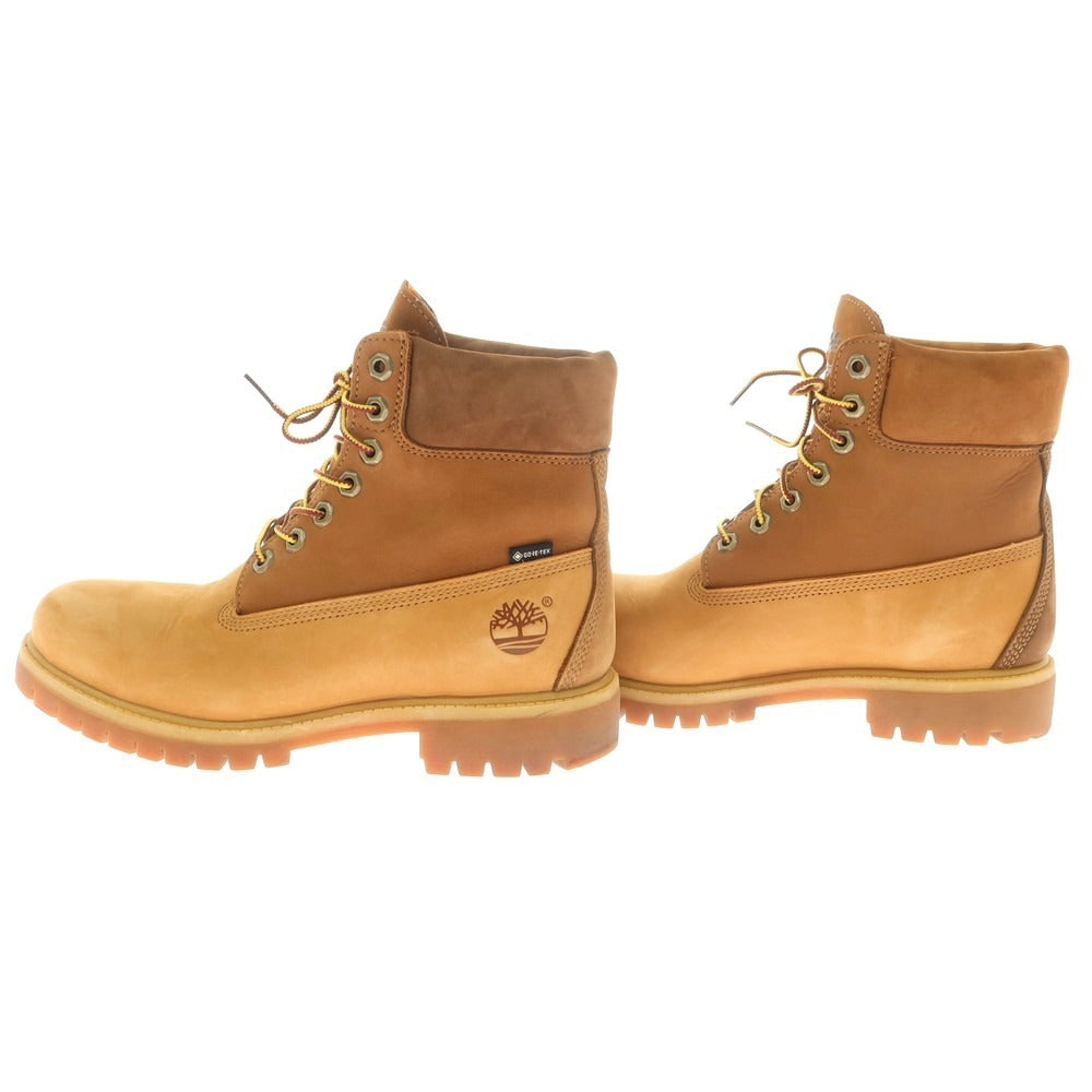 【中古】ティンバーランド Timberland BEAMS別注 ヌバック ゴアテックス 6インチブーツ ライトブラウン【 26cm 】【 状態ランクB 】【 メンズ 】