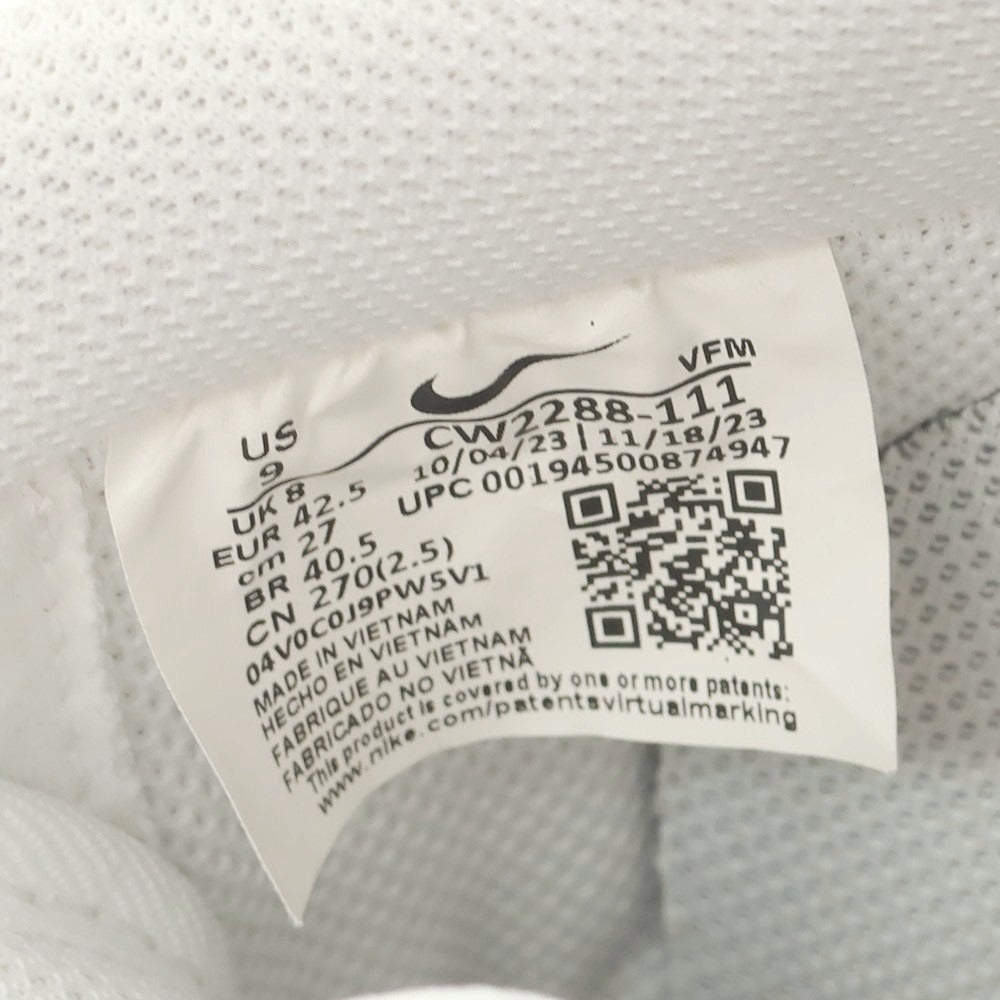 【中古】ナイキ NIKE AIR FORCE1 レザー スニーカー ホワイト【 27cm 】【 状態ランクB 】【 メンズ 】