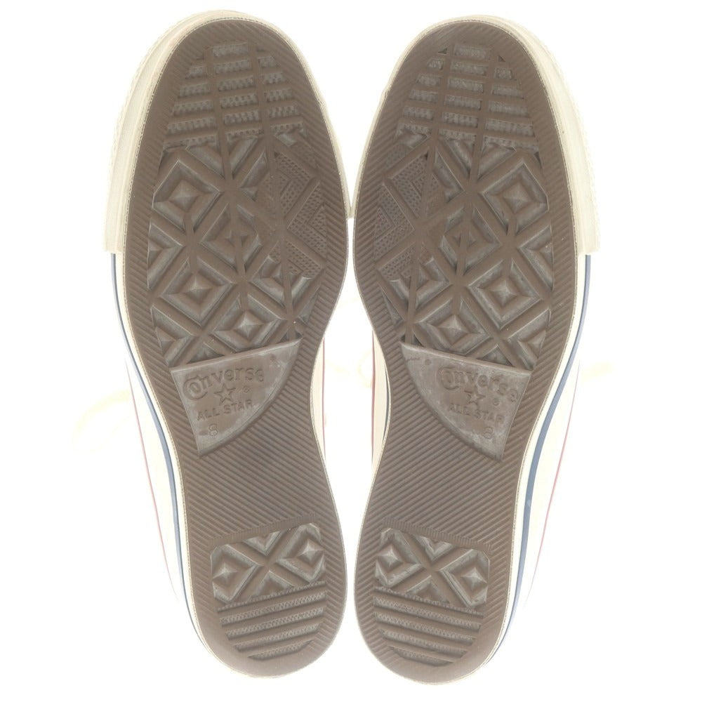 【中古】コンバース CONVERSE MADE IN JAPAN オールスターLOW スニーカー ナチュラルホワイト【 8 】【 状態ランクB 】【 メンズ 】