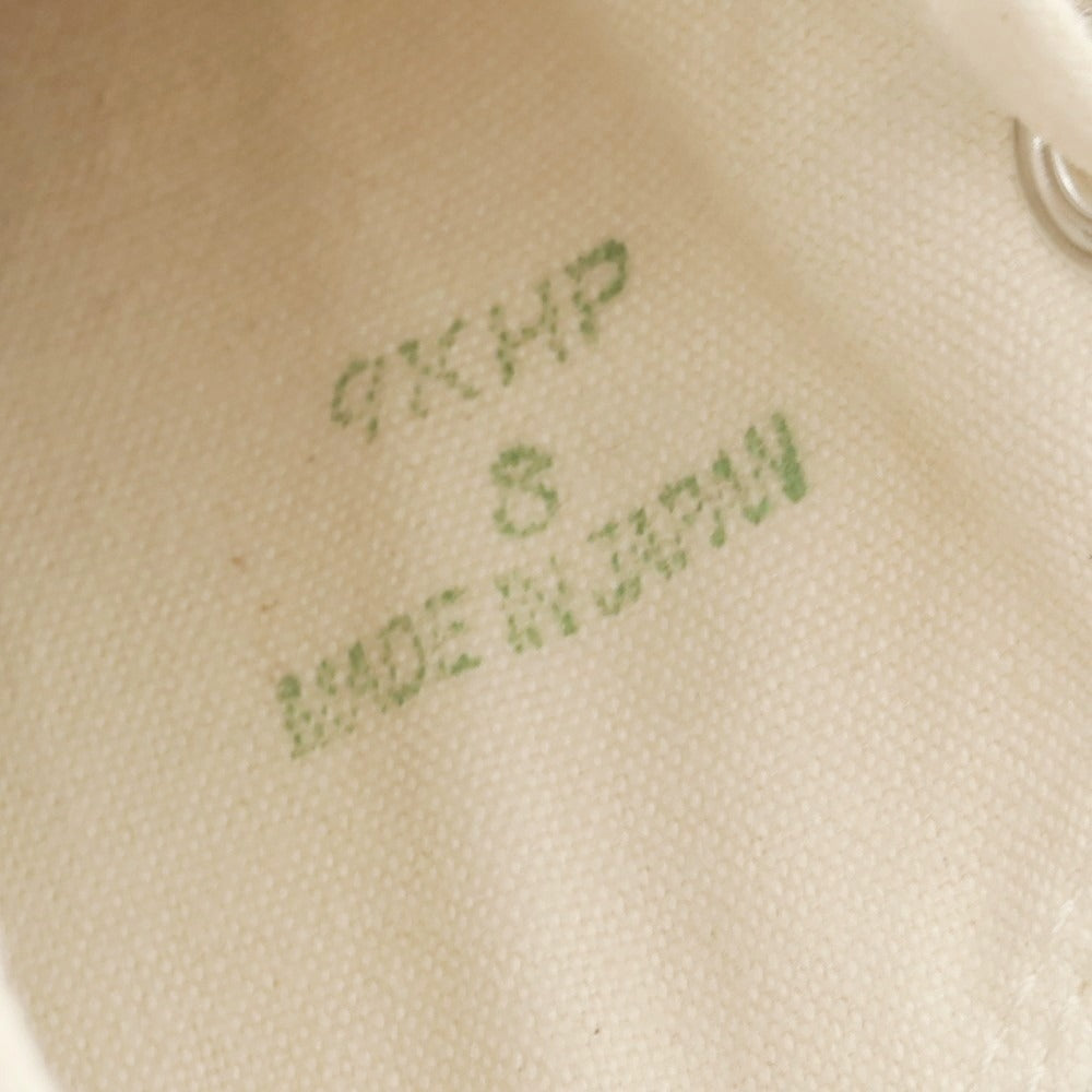 【中古】コンバース CONVERSE MADE IN JAPAN オールスターLOW スニーカー ナチュラルホワイト【 8 】【 状態ランクB 】【 メンズ 】