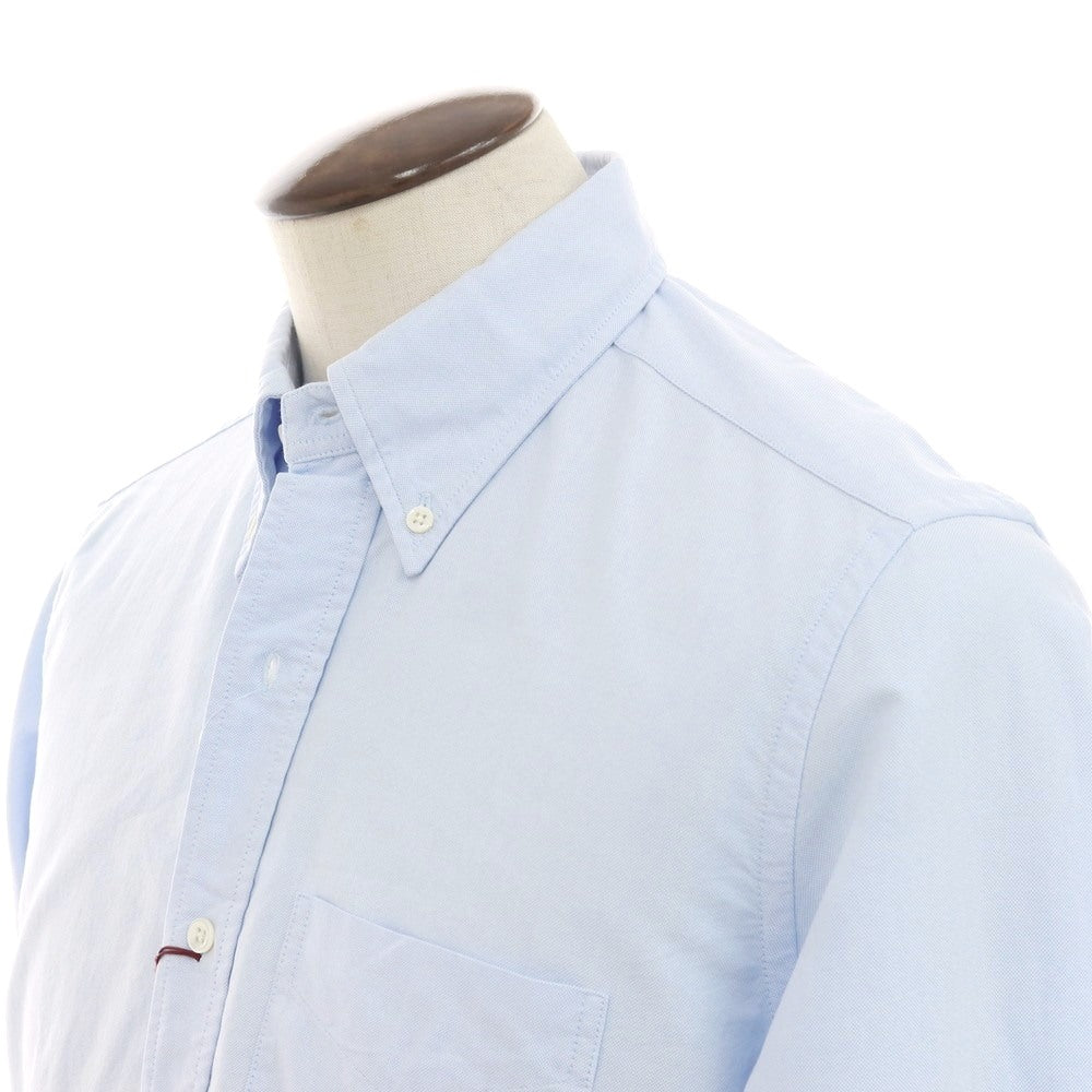 【新品】グランシャツ Glanshirt コットン オックスフォード ボタンダウン カジュアルシャツ ライトブルー【 41 】【 状態ランクN 】【 メンズ 】