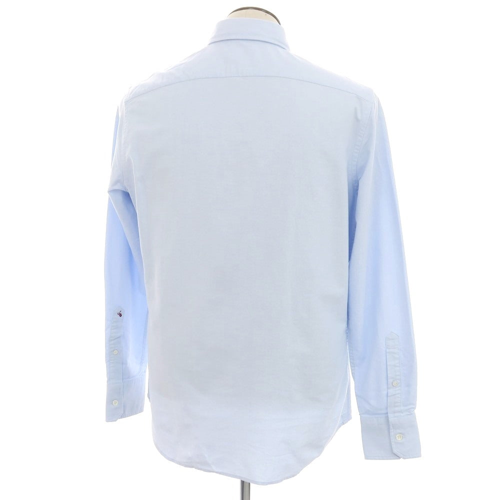 【新品】グランシャツ Glanshirt コットン オックスフォード ボタンダウン カジュアルシャツ ライトブルー【 41 】【 状態ランクN 】【 メンズ 】