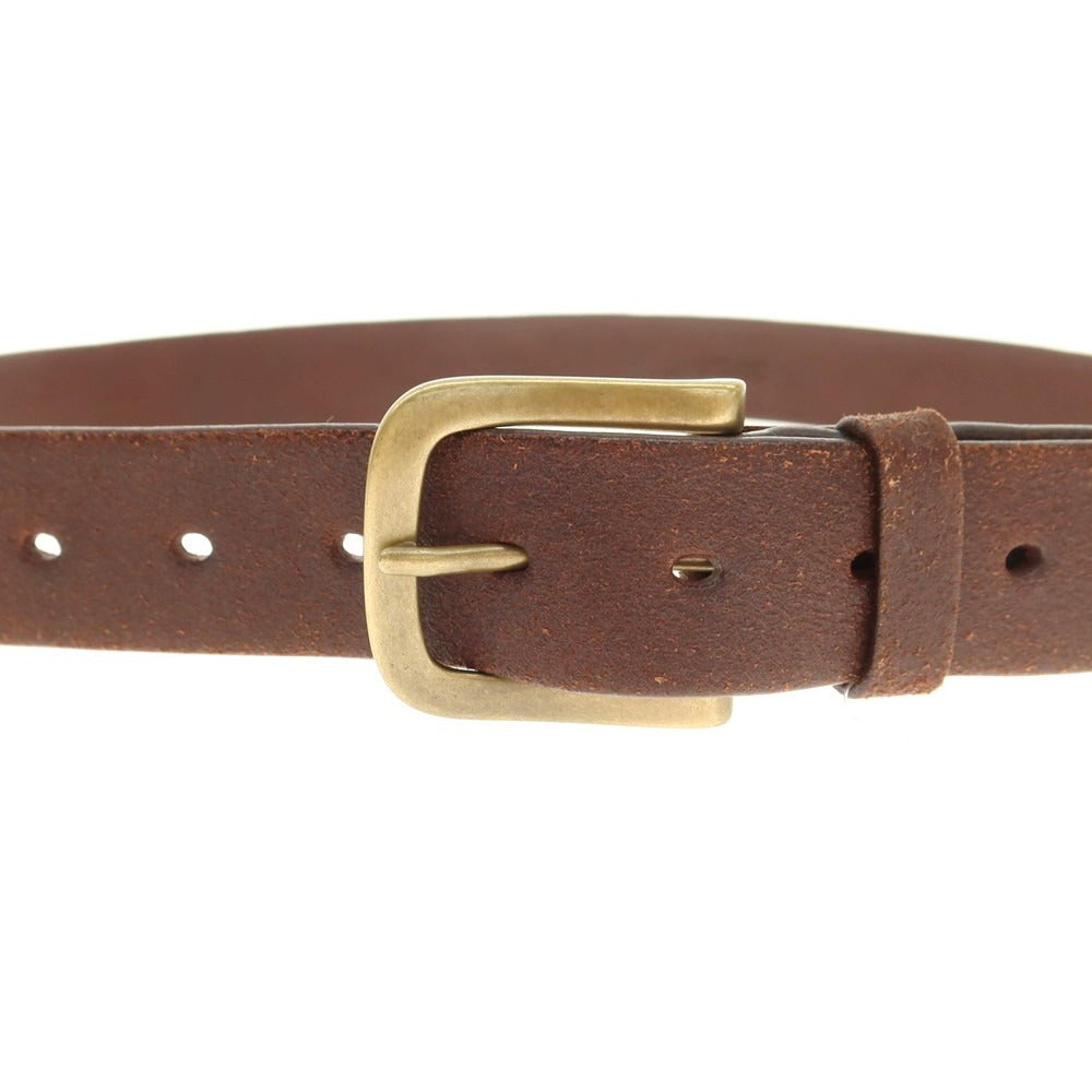 【新品】オフィチーナスローウェア OFFICINA SLOWEAR バケッタレザー ベルト ブラウン【 40/100 】【 状態ランクN 】【 メンズ 】