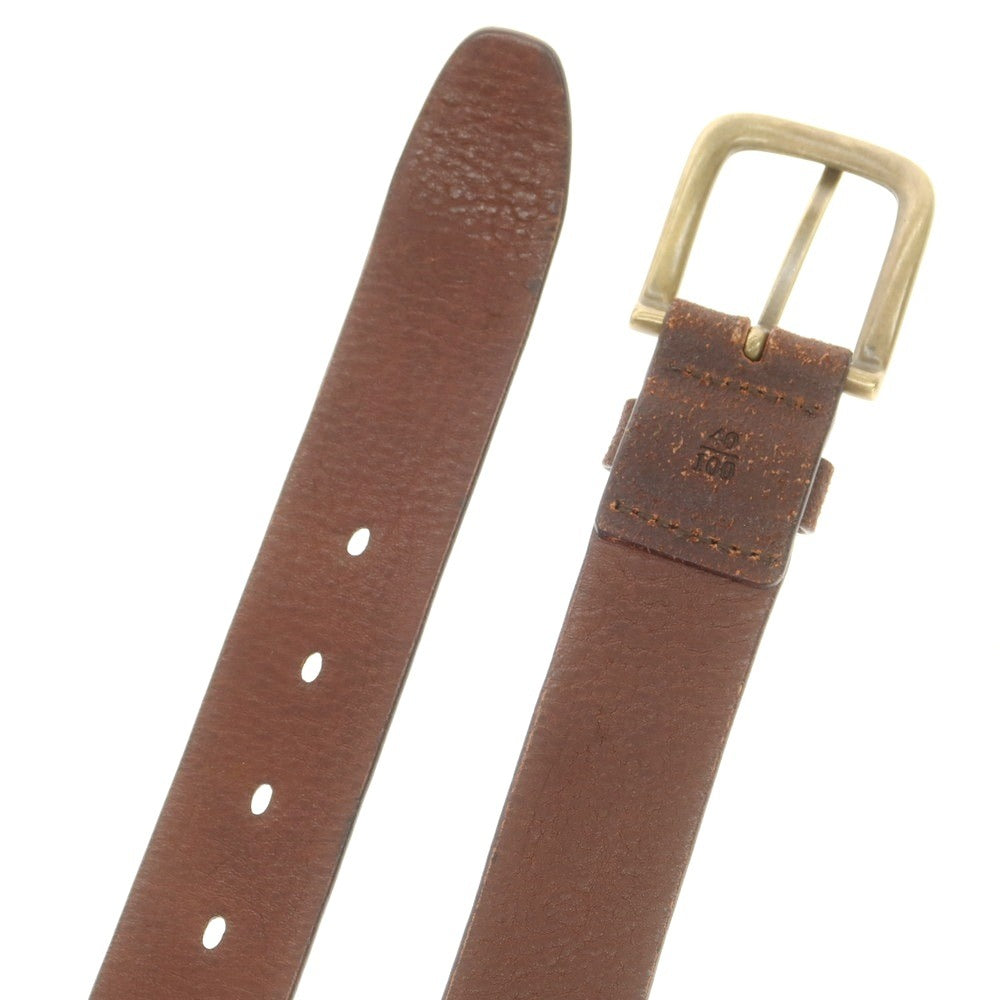 【新品】オフィチーナスローウェア OFFICINA SLOWEAR バケッタレザー ベルト ブラウン【 40/100 】【 状態ランクN 】【 メンズ 】
