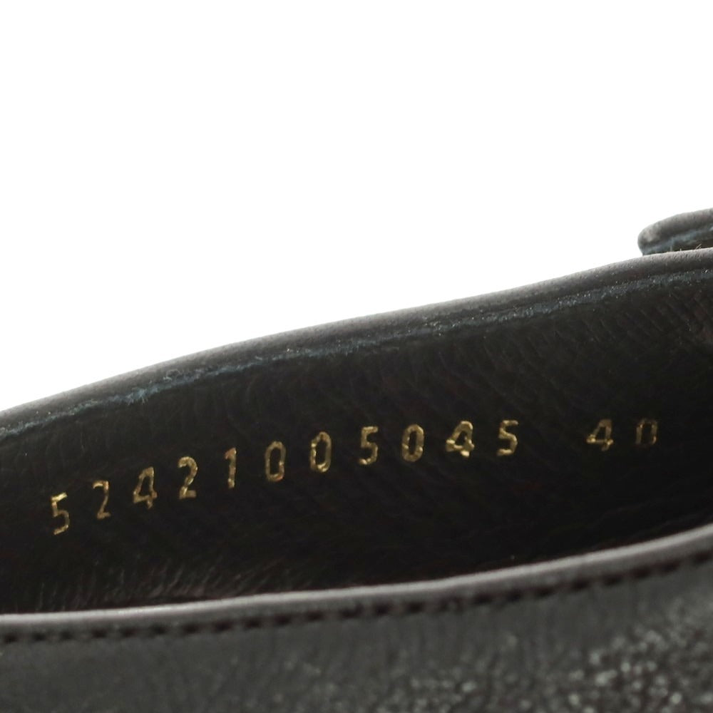 【中古】アルフレッドバニスター alfredoBANNISTER レザー サンダル ブラック【 40 】【 状態ランクB 】【 メンズ 】