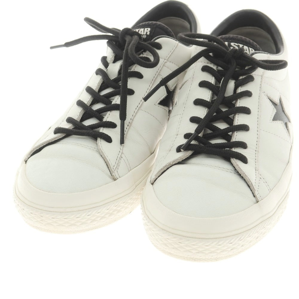 【中古】コンバース CONVERSE ONE STAR GF スニーカー オフホワイトxブラック【 26 】【 状態ランクB 】【 メンズ 】