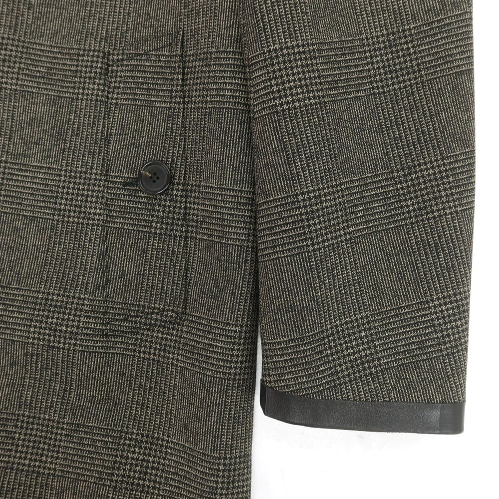 【中古】チェルッティ 1881 CERRUTI 1881 ウール ステンカラーコート ベージュxブラック【 48 】【 状態ランクA 】【 メンズ 】