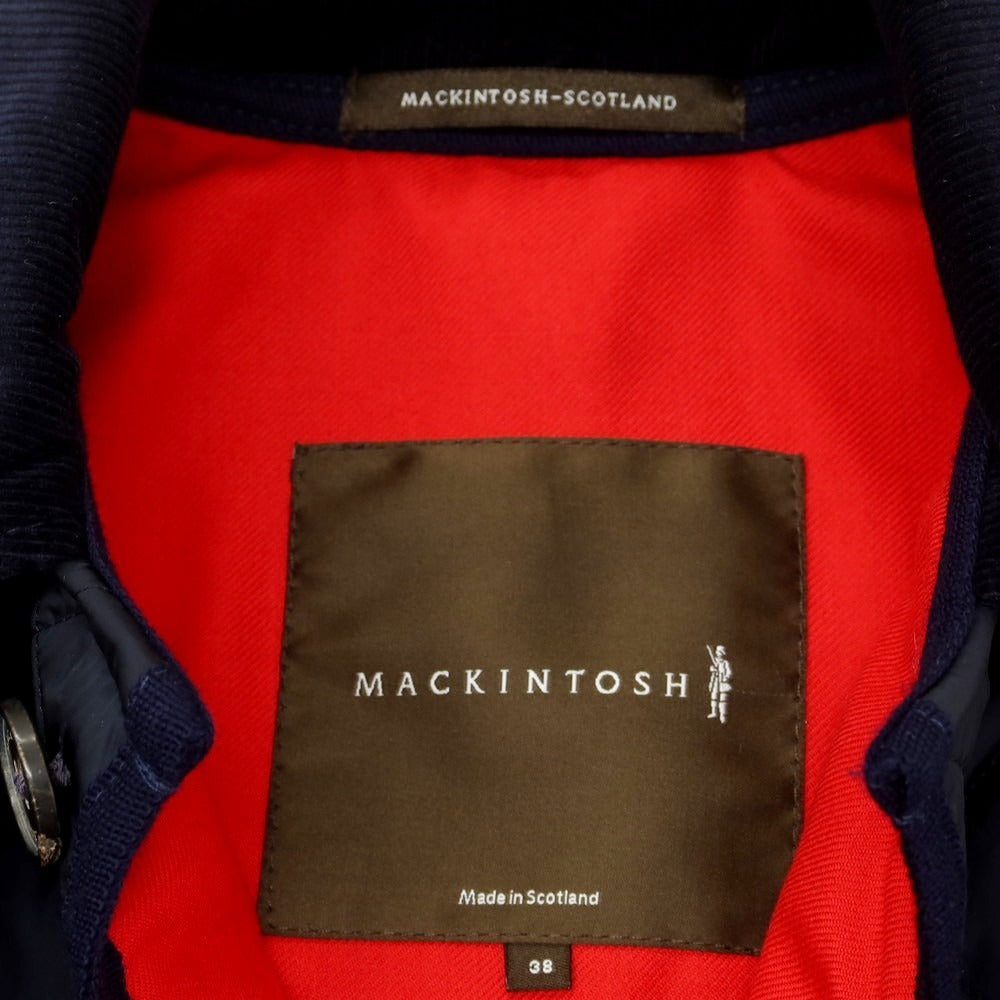 【中古】マッキントッシュ Mackintosh ナイロン キルティングブルゾン ネイビー【 38 】【 状態ランクB 】【 メンズ 】
