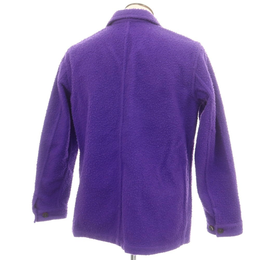 【中古】シャトールフセン Chato Lufsen ウール系 ピリング加工 カバーオール パープル【 表記なし(L位) 】【 状態ランクB 】【 メンズ 】