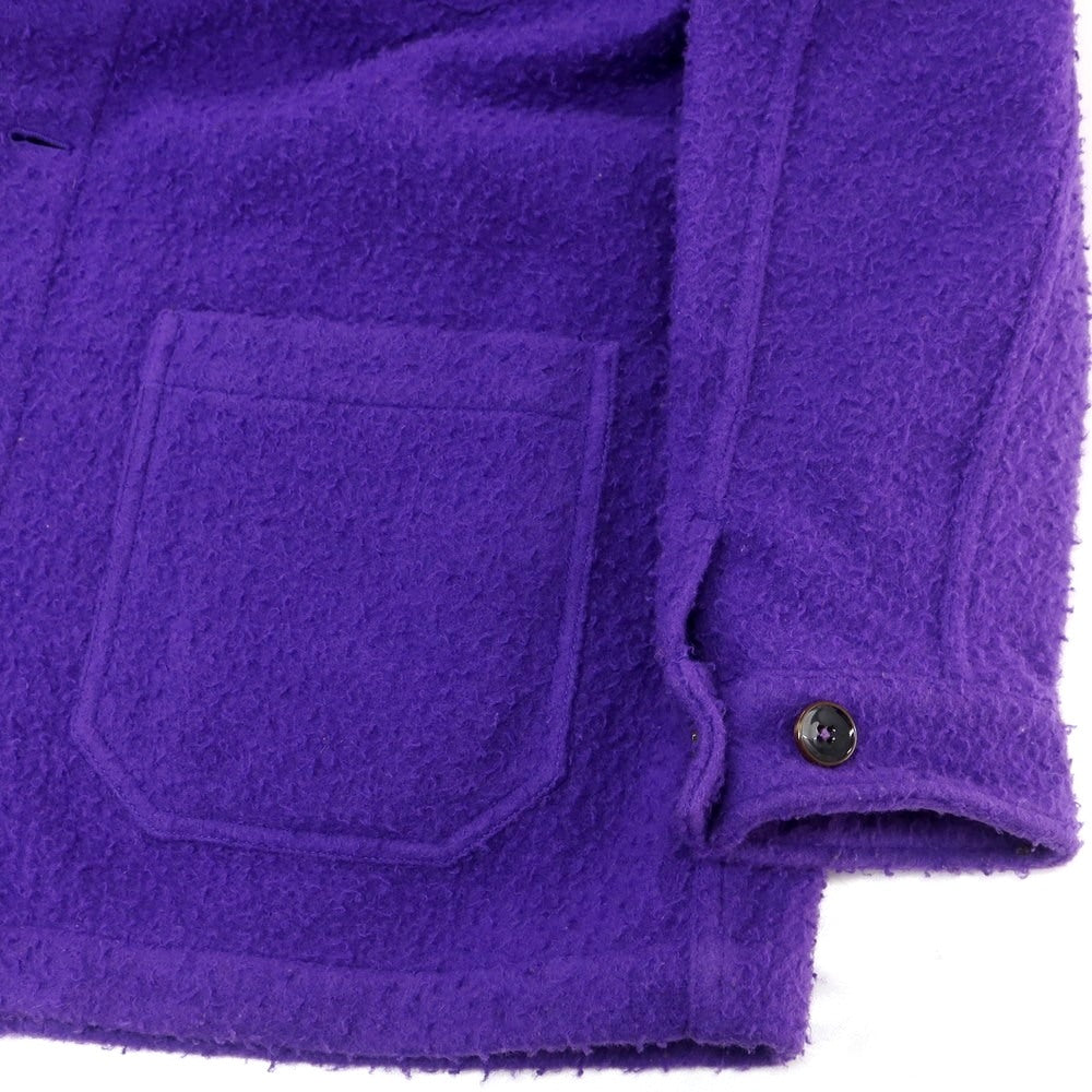 【中古】シャトールフセン Chato Lufsen ウール系 ピリング加工 カバーオール パープル【 表記なし(L位) 】【 状態ランクB 】【 メンズ 】
