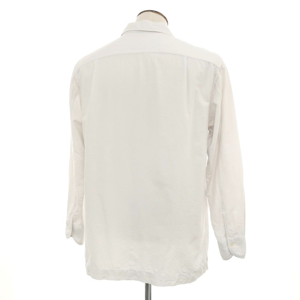 【中古】ピリオドフィーチャーズ PERIOD FEATURES コットン オープンカラー カジュアルシャツ オフホワイト【 3 】【 状態ランクB 】【 メンズ 】