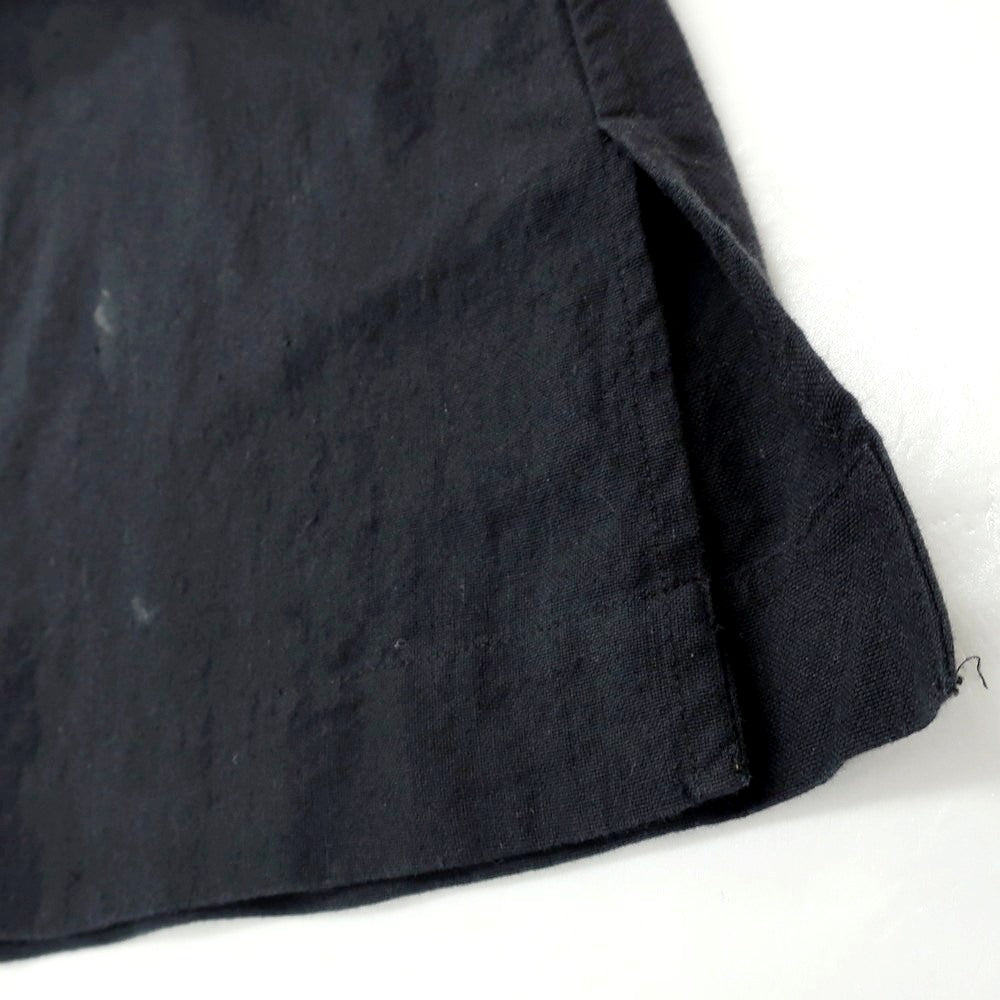 【中古】ピリオドフィーチャーズ PERIOD FEATURES コットン オープンカラー カジュアルシャツ ブラック【 4 】【 状態ランクB 】【 メンズ 】