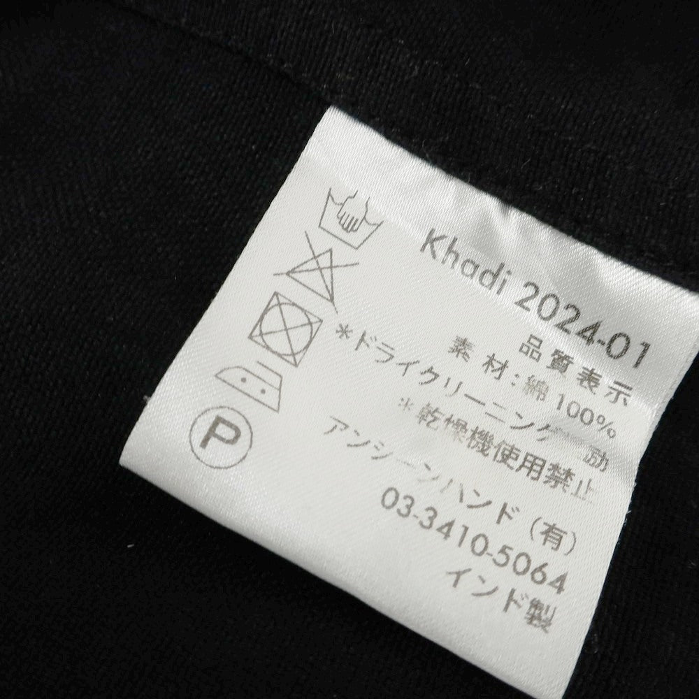 【中古】ピリオドフィーチャーズ PERIOD FEATURES コットン オープンカラー カジュアルシャツ ブラック【 4 】【 状態ランクB 】【 メンズ 】
