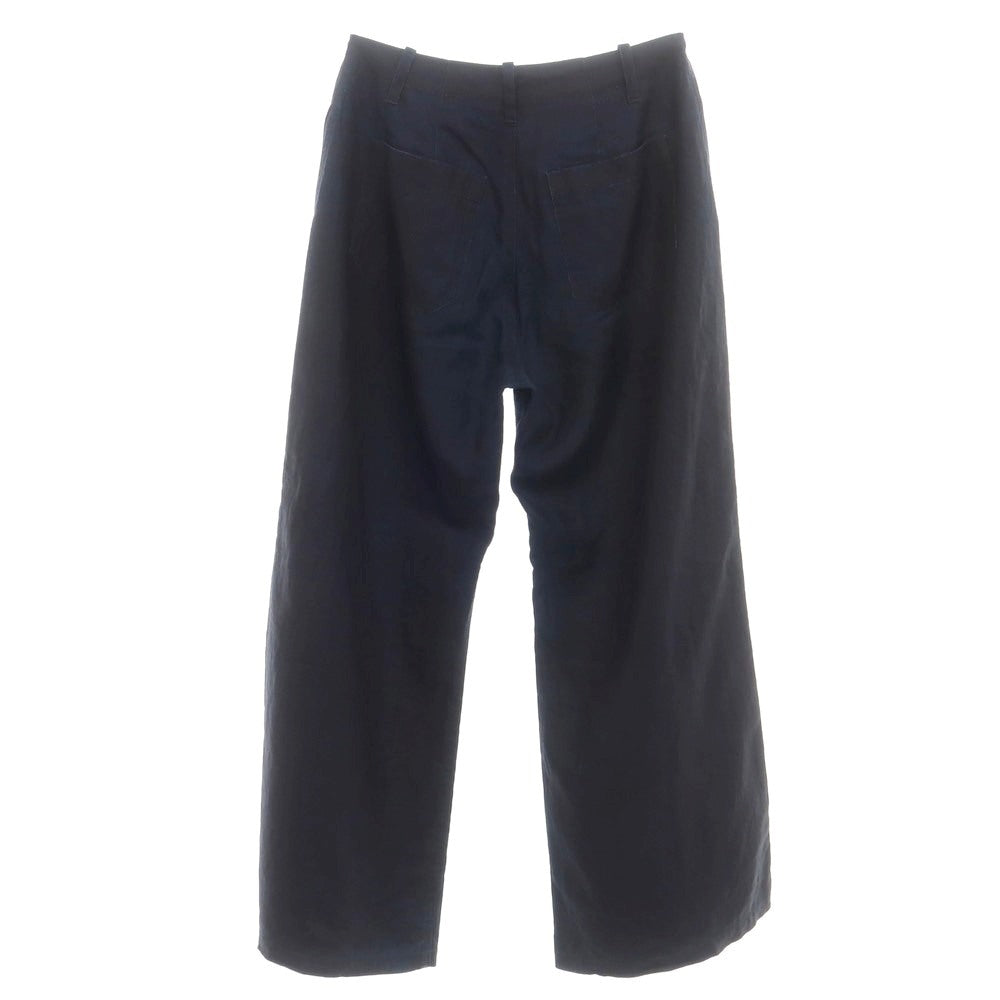 【中古】ノマット Nomat 2025年春夏 リネン ワークパンツ ネイビーインディゴ【 3 】【 状態ランクB 】【 メンズ 】