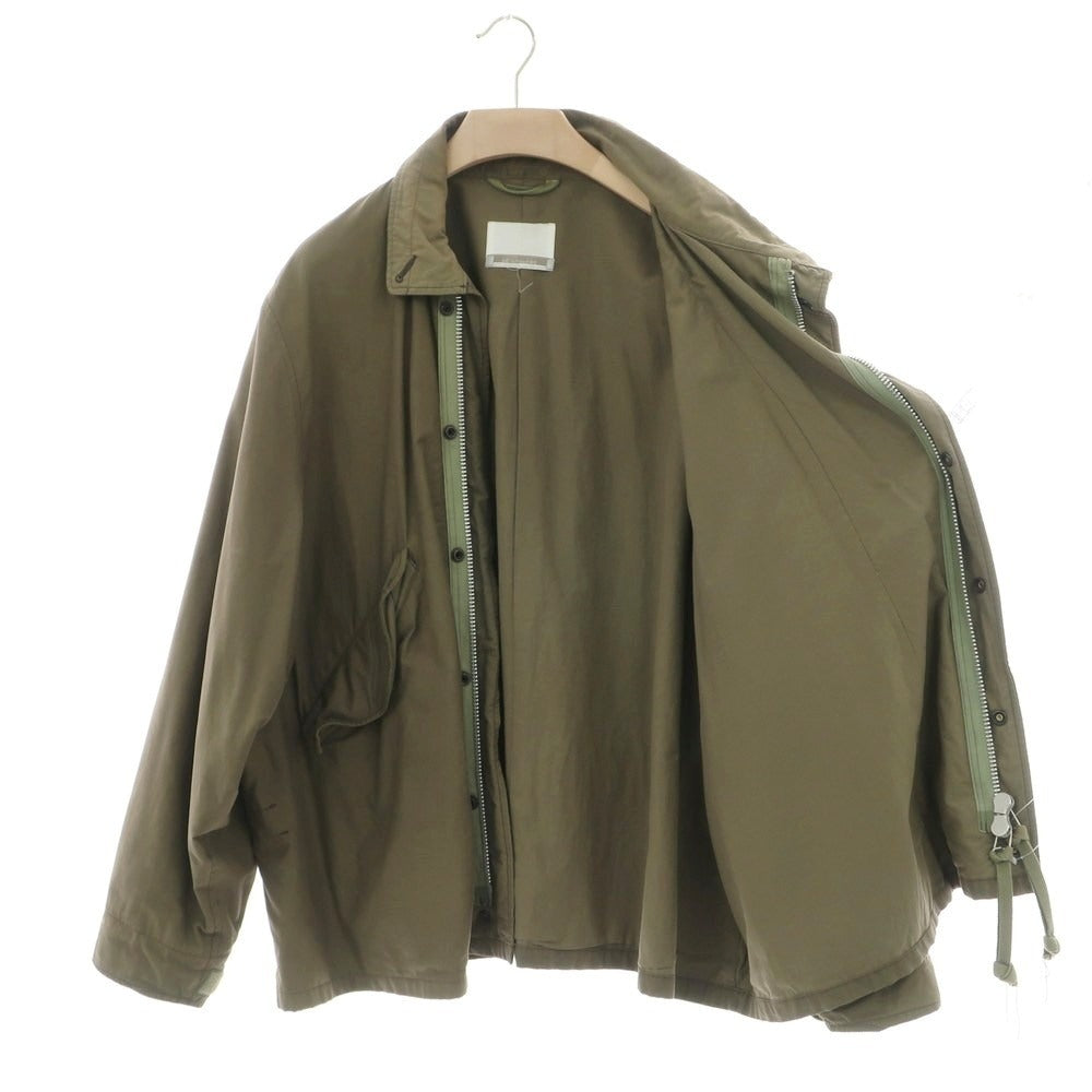 【中古】リパーパス RE-PURPOSE コットン ミリタリージャケット オリーブ【 F 】【 状態ランクC 】【 メンズ 】
