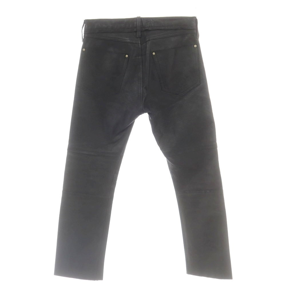 【中古】サスクワァッチファブリックス SASQUATCHfabrix. カウレザー 5ポケットパンツ ブラック【 S 】【 状態ランクC 】【 メンズ 】
