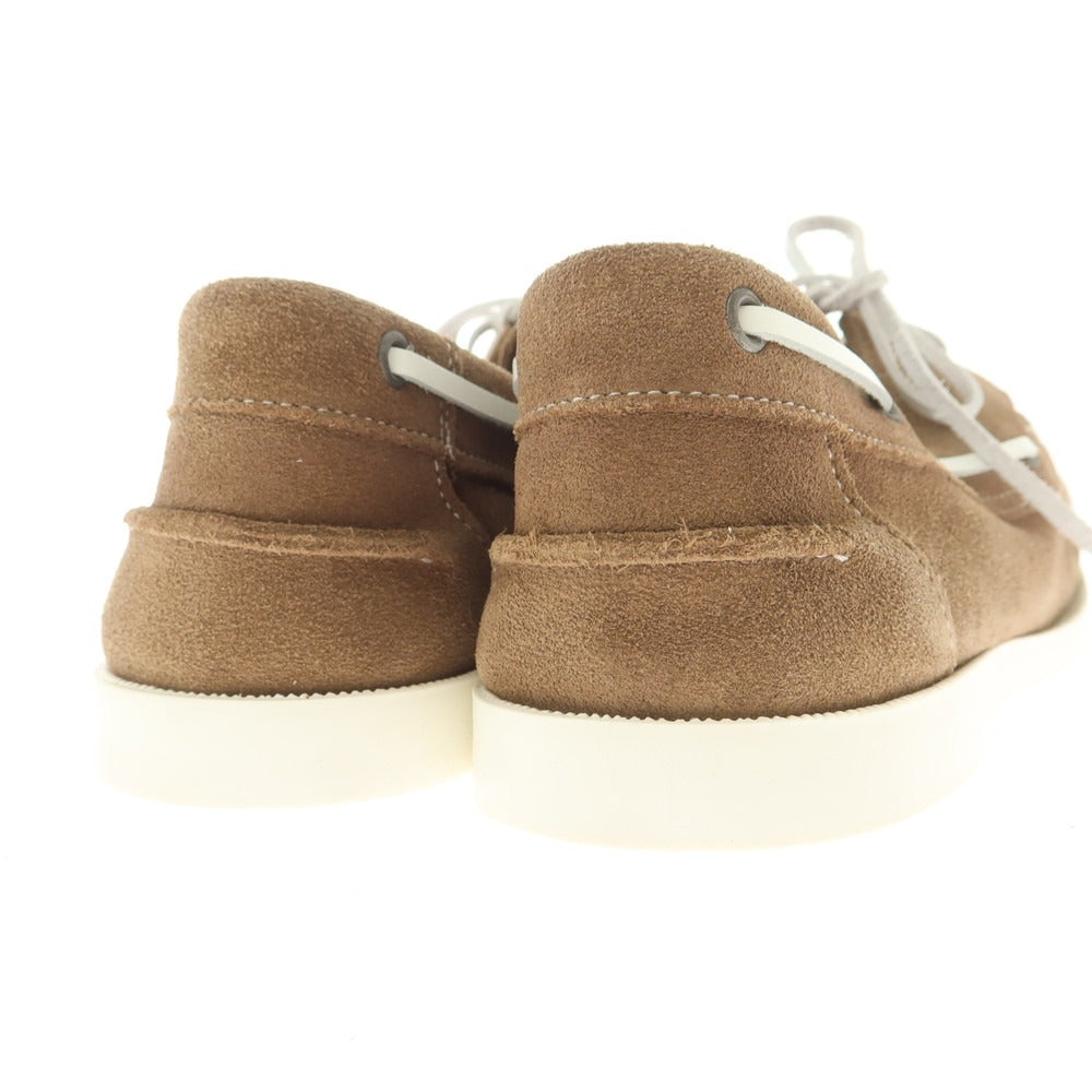 【中古】【未使用】ダナッサ DANASSA スエード デッキシューズ ブラウン【 43 】【 状態ランクS 】【 メンズ 】