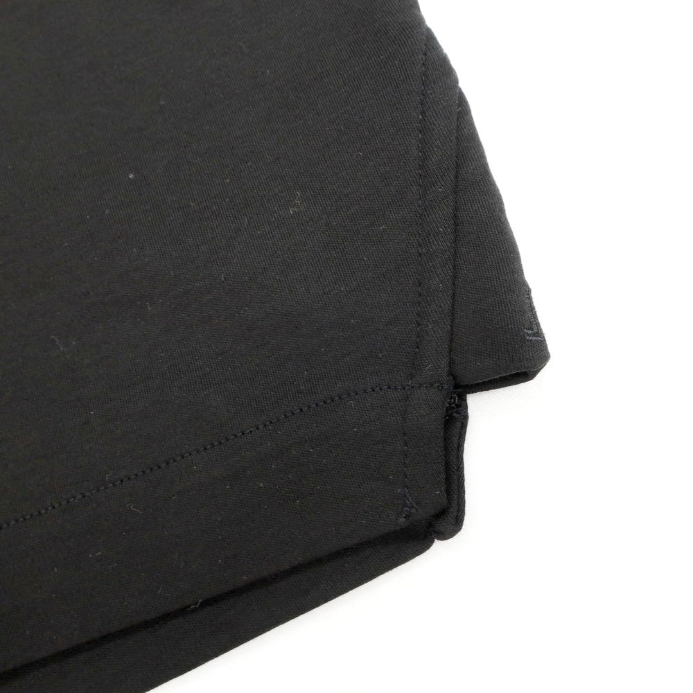 【中古】ランバンコレクション LANVIN COLLECTION コットン クルーネック 半袖Tシャツ ブラック【 48 】【 状態ランクA 】【 メンズ 】