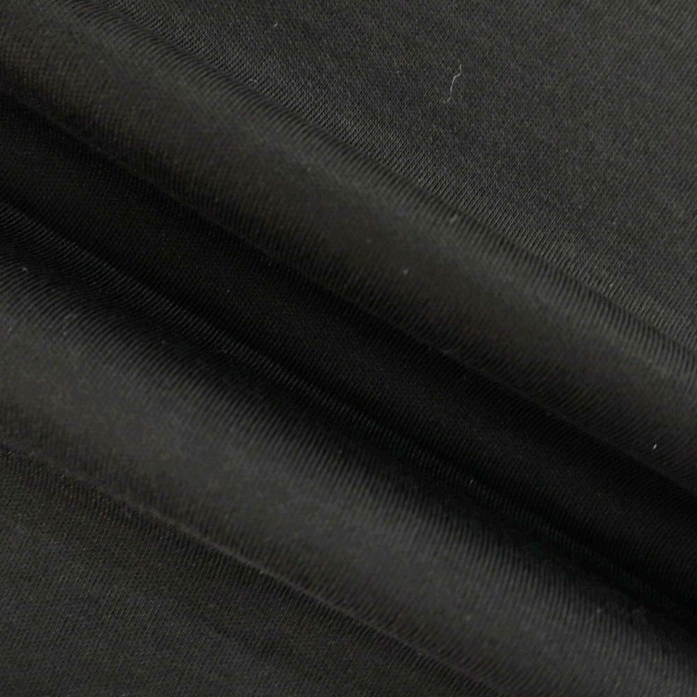 【中古】ランバンコレクション LANVIN COLLECTION コットン クルーネック 半袖Tシャツ ブラック【 48 】【 状態ランクA 】【 メンズ 】