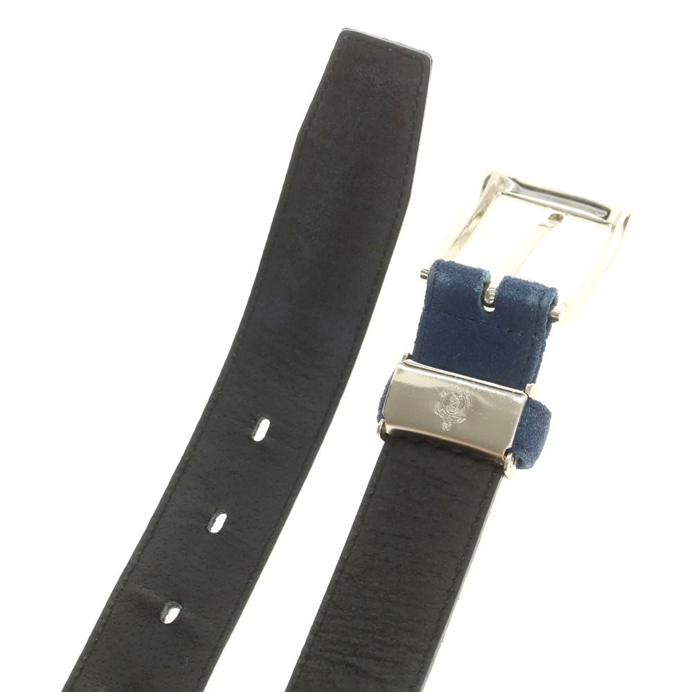 【中古】キース KEITH スエード ベルト ダークブルー【 表記なし 】【 状態ランクC 】【 メンズ 】