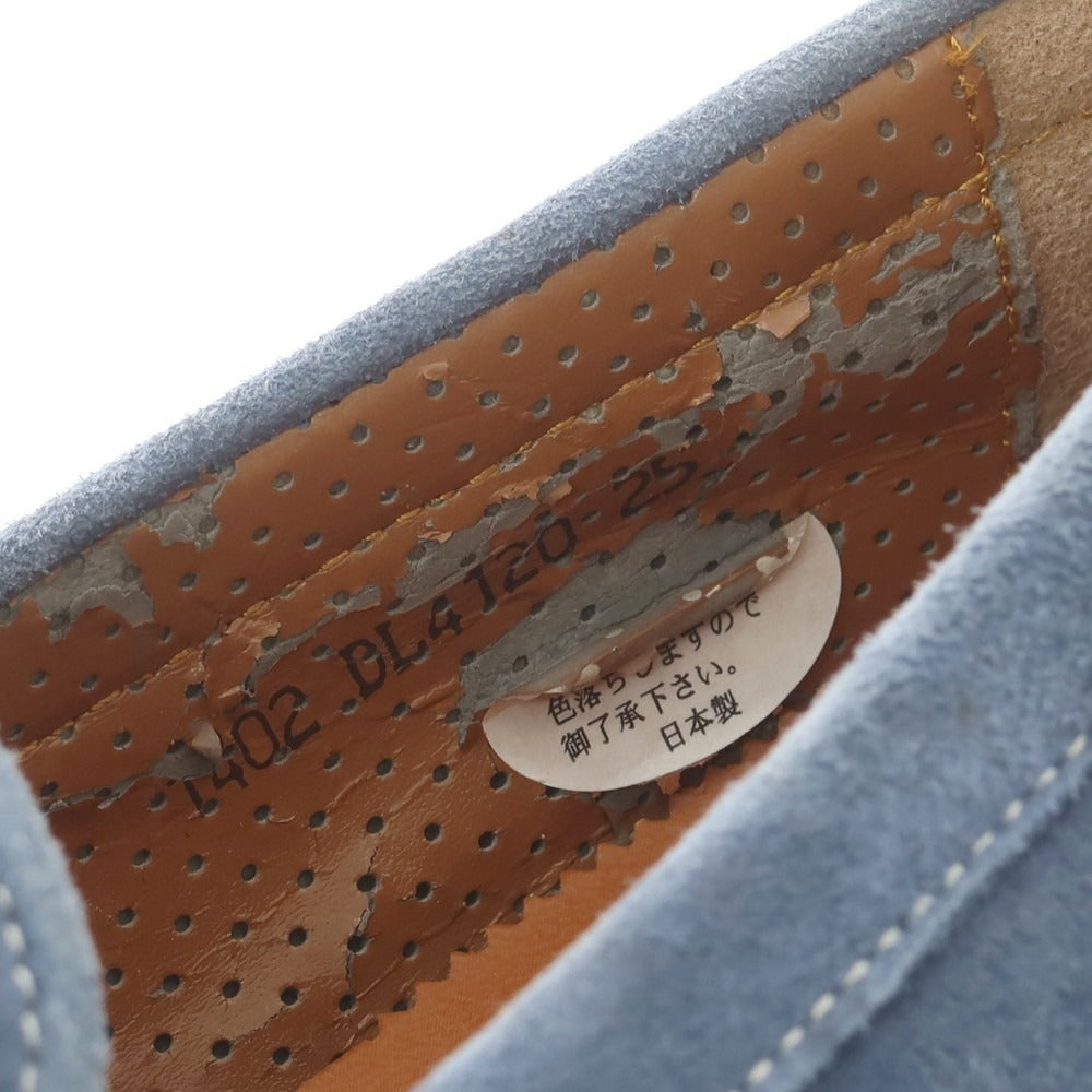 【中古】マドラス MADRAS スエード ビットローファー ブルー【 25 】【 状態ランクC 】【 メンズ 】