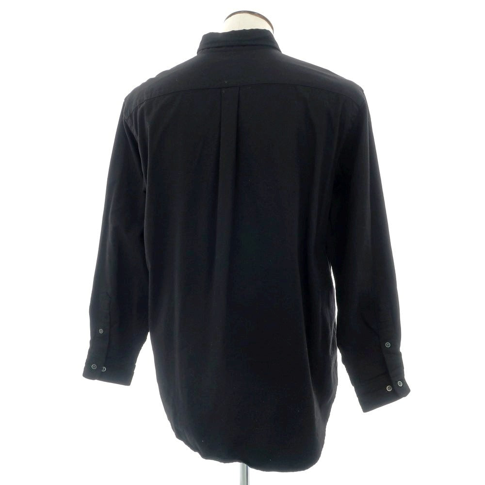 【中古】オフザカフ OFF THE CUFF コットン ボタンダウン カジュアルシャツ ブラック【 L 】【 状態ランクB 】【 メンズ 】