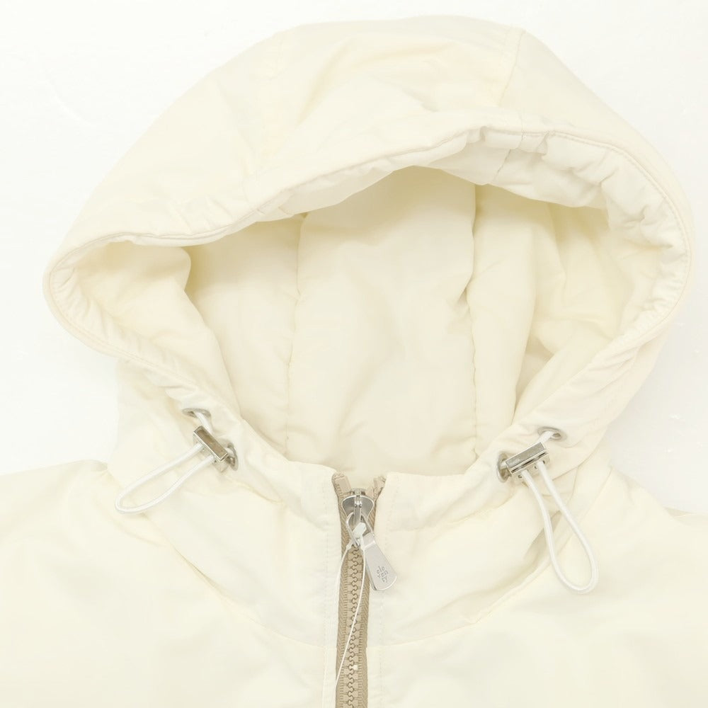 【中古】イレブンティ eleventy ニット切替 中綿ブルゾン ホワイトxグレー【 46 】【 状態ランクB 】【 メンズ 】