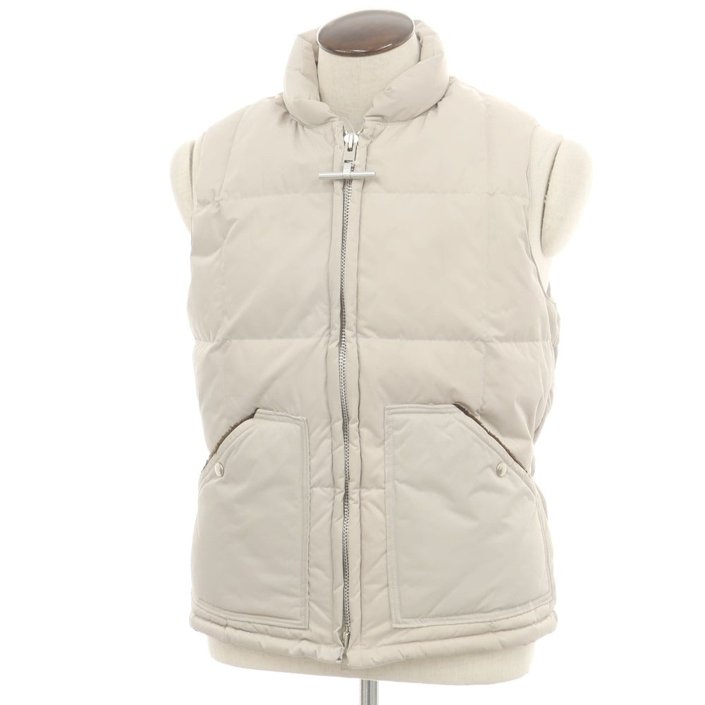 【中古】マイティー マック MIGHTY-MAC ポリエステル ダウンベスト ベージュ【 L 】【 状態ランクC 】【 メンズ 】