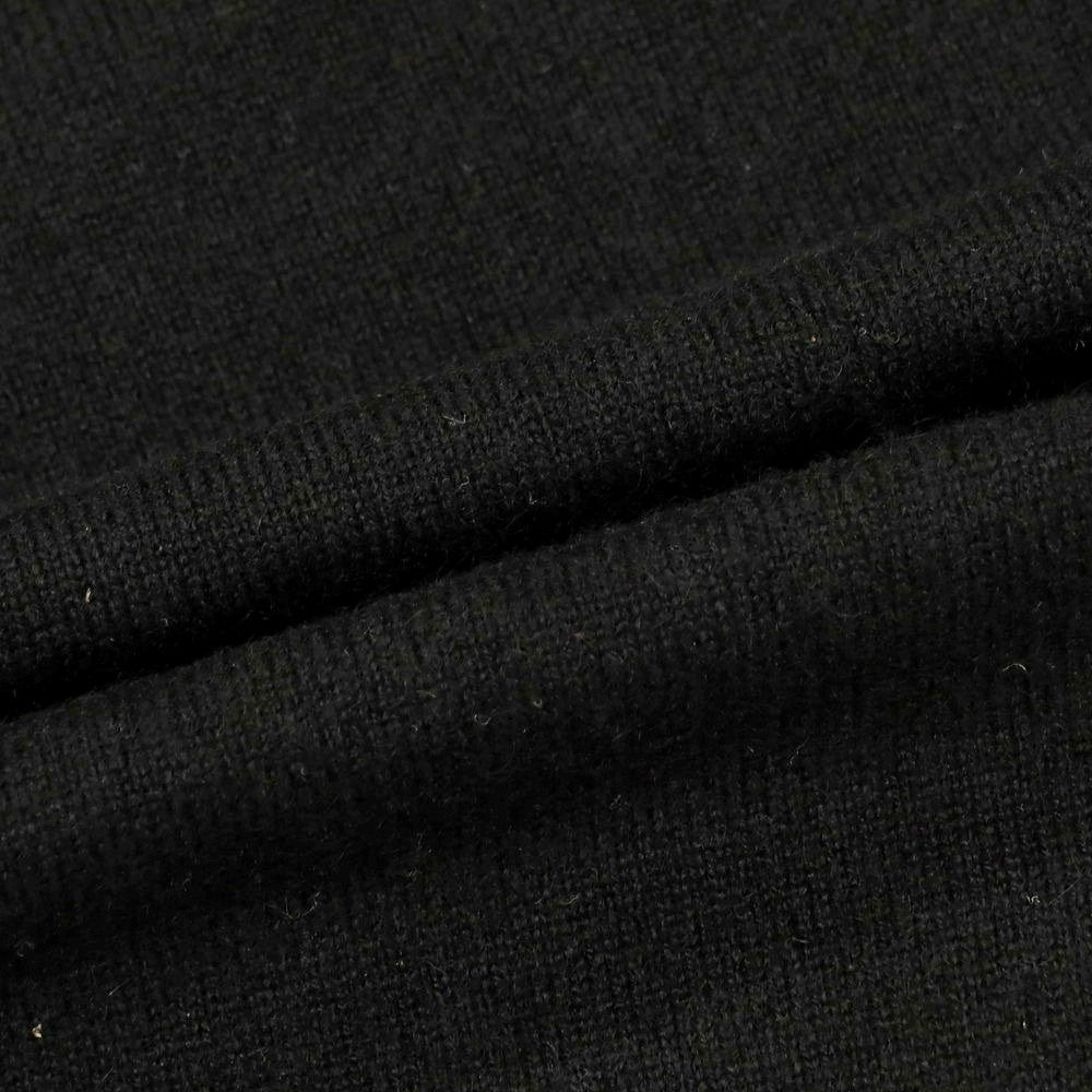 【中古】ブルブレ Blu Bre カシミヤ クルーネック プルオーバーニット ブラック【 M 】【 状態ランクB 】【 メンズ 】