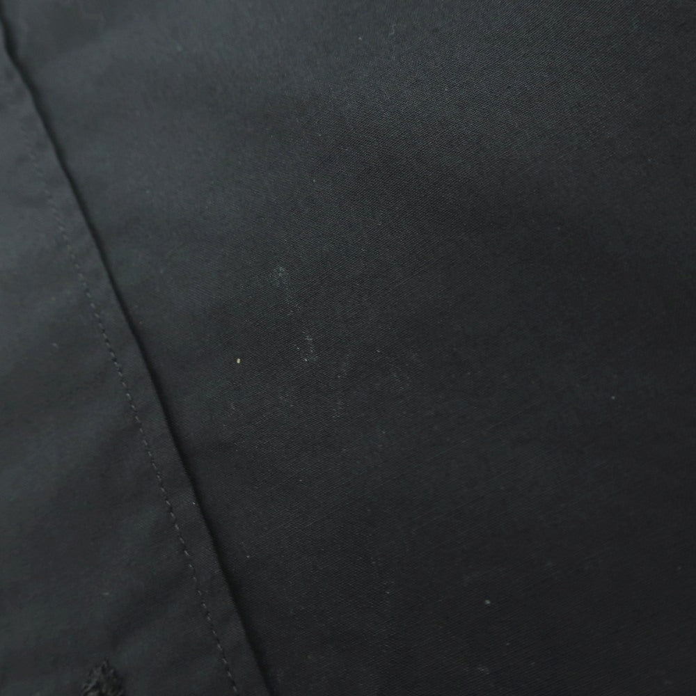 【中古】ランバン LANVIN コットン ショートカラー カジュアルシャツ ブラック【 37 】【 状態ランクC 】【 メンズ 】