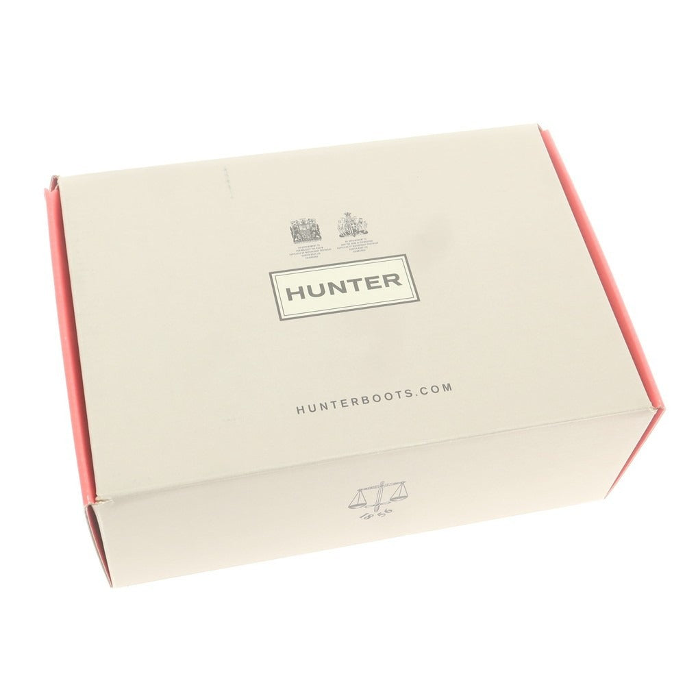 【中古】ハンター HUNTER ラバー スリッポンスニーカー ブラックxホワイト【 UK6 】【 状態ランクB 】【 メンズ 】