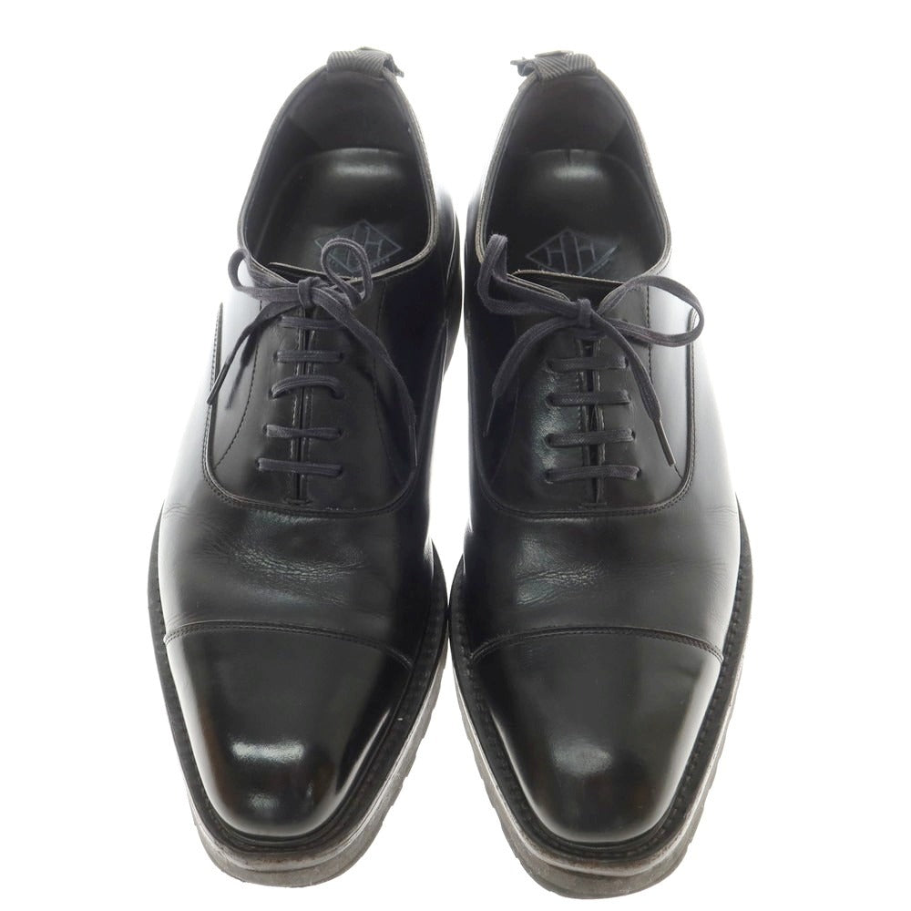 【中古】ダブルエイチ WH ストレートチップ ドレスシューズ ブラック【 6.5 】【 状態ランクC 】【 メンズ 】