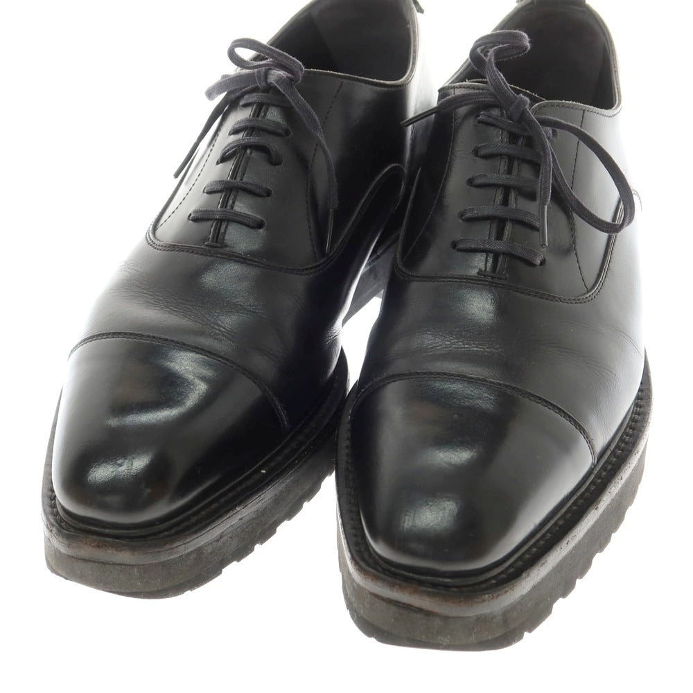 【中古】ダブルエイチ WH ストレートチップ ドレスシューズ ブラック【 6.5 】【 状態ランクC 】【 メンズ 】