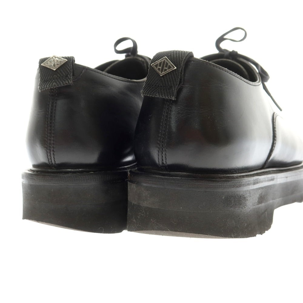 【中古】ダブルエイチ WH ストレートチップ ドレスシューズ ブラック【 6.5 】【 状態ランクC 】【 メンズ 】