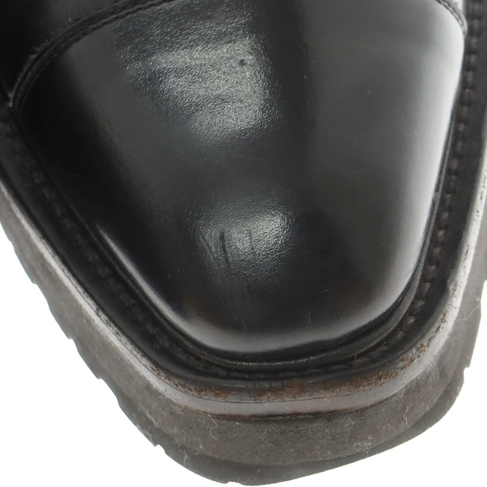 【中古】ダブルエイチ WH ストレートチップ ドレスシューズ ブラック【 6.5 】【 状態ランクC 】【 メンズ 】