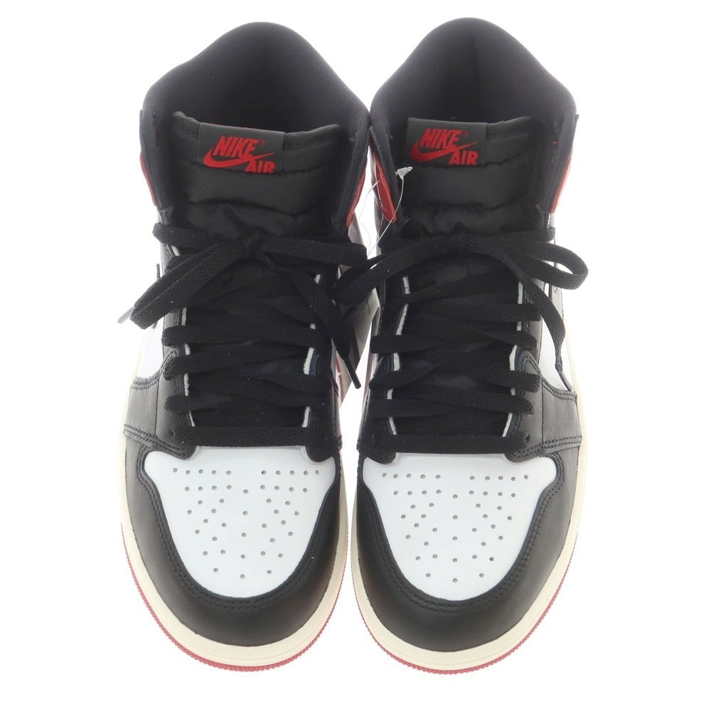 【中古】【未使用】ナイキ NIKE Air Jordan 1 Retro High OG スニーカー ホワイトxブラック×レッド【 26.5 】【 状態ランクS 】【 メンズ 】