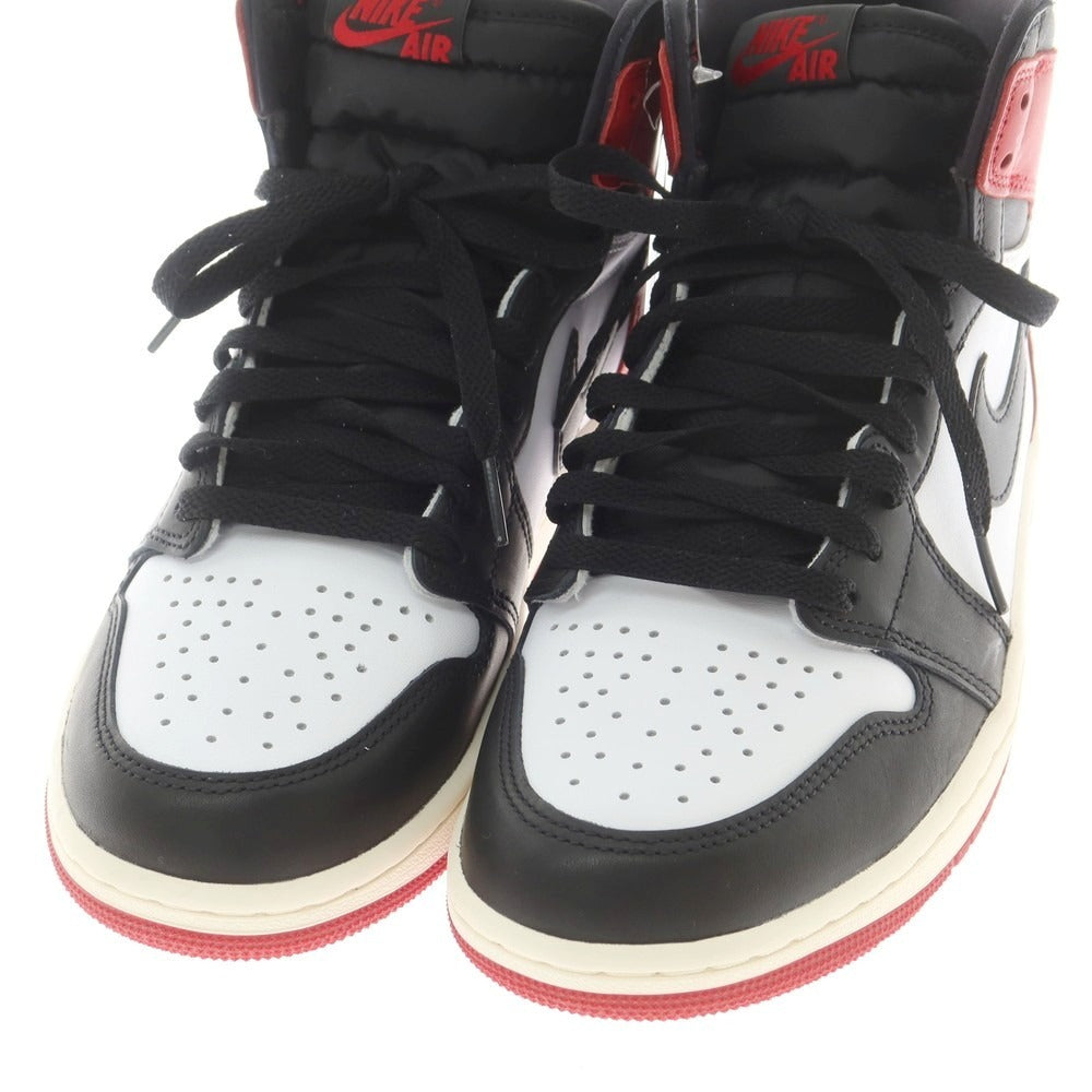 【中古】【未使用】ナイキ NIKE Air Jordan 1 Retro High OG スニーカー ホワイトxブラック×レッド【 26.5 】【 状態ランクS 】【 メンズ 】