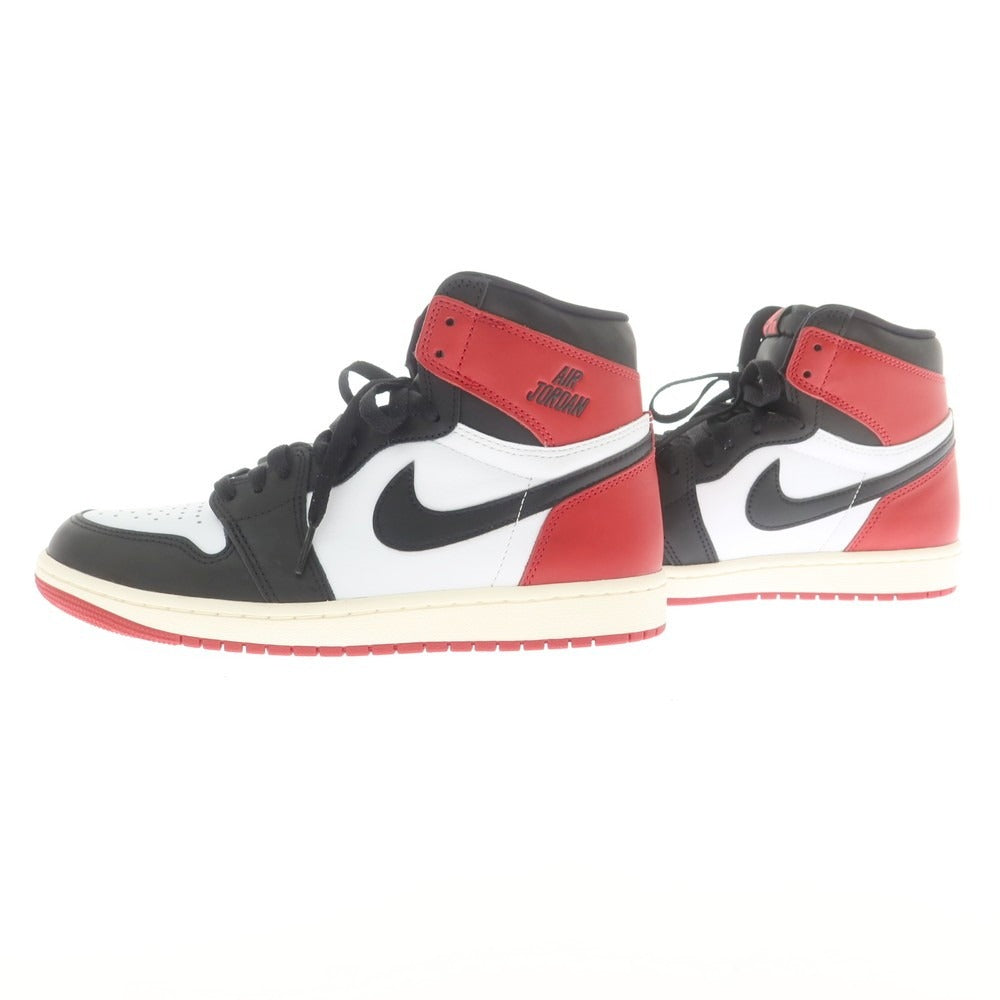 【中古】【未使用】ナイキ NIKE Air Jordan 1 Retro High OG スニーカー ホワイトxブラック×レッド【 26.5 】【 状態ランクS 】【 メンズ 】