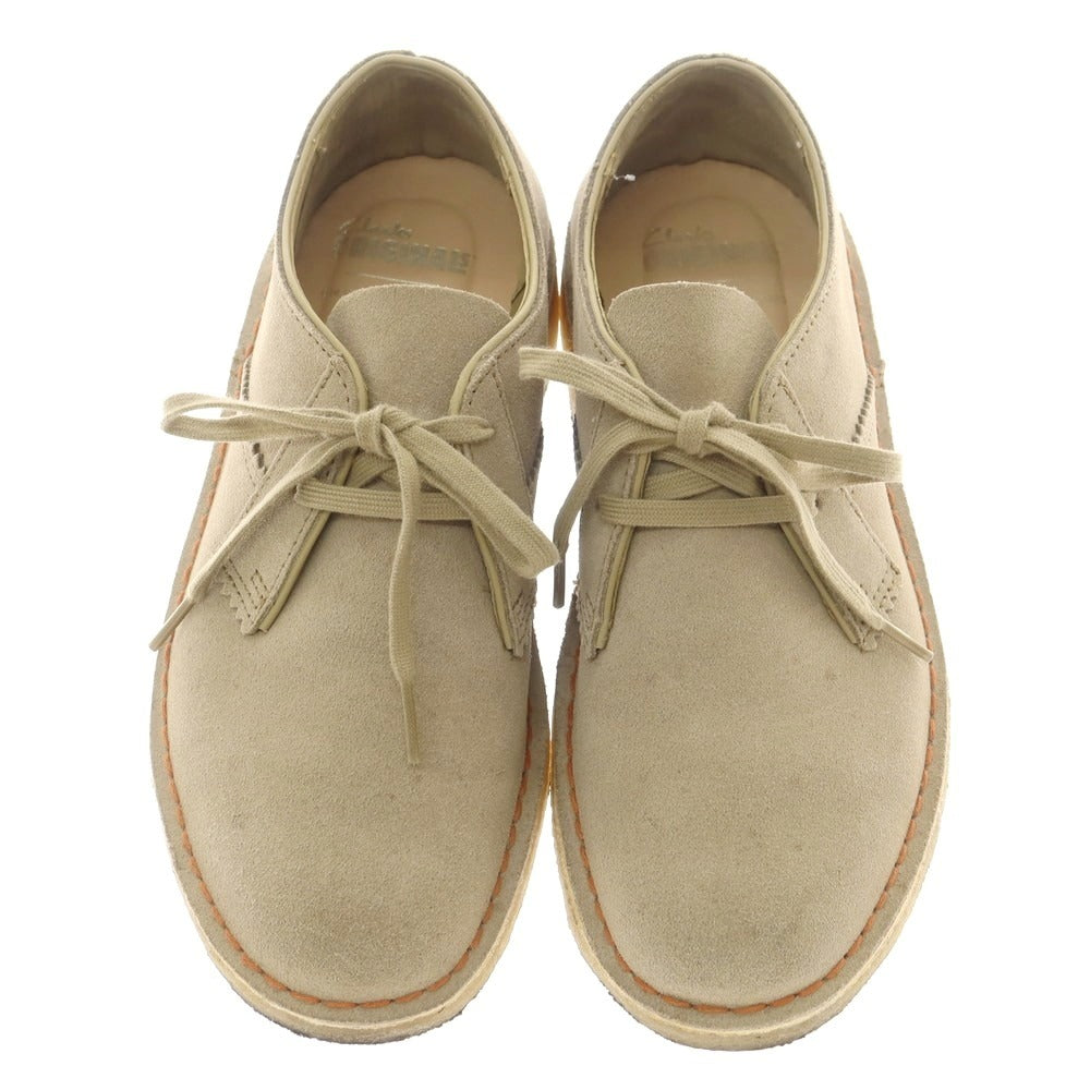 【中古】クラークス Clarks UNITED ARROWS別注 Desert Khan スエード ショートブーツ ベージュ【 UK6 1/2 】【 状態ランクB 】【 メンズ 】