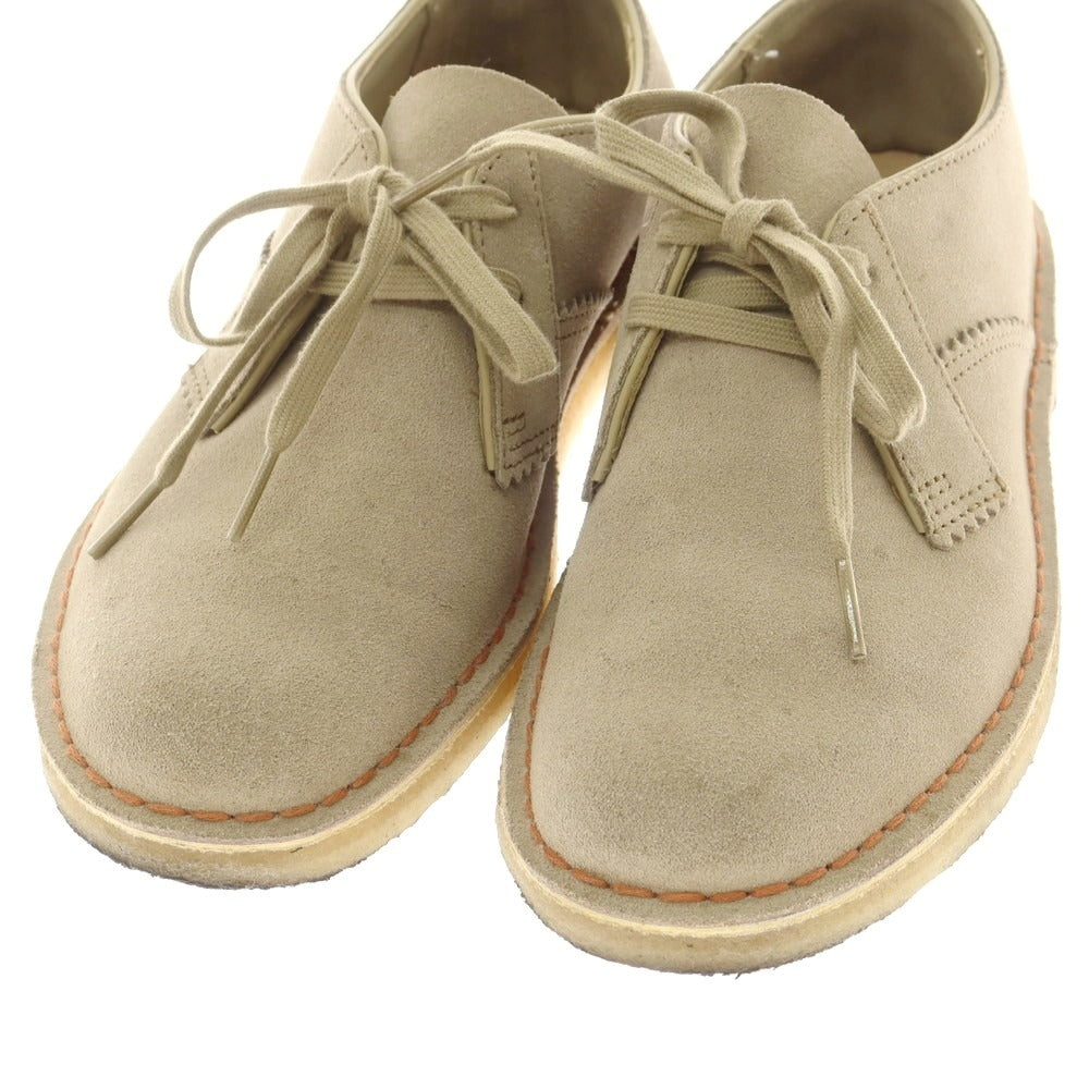【中古】クラークス Clarks UNITED ARROWS別注 Desert Khan スエード ショートブーツ ベージュ【 UK6 1/2 】【 状態ランクB 】【 メンズ 】