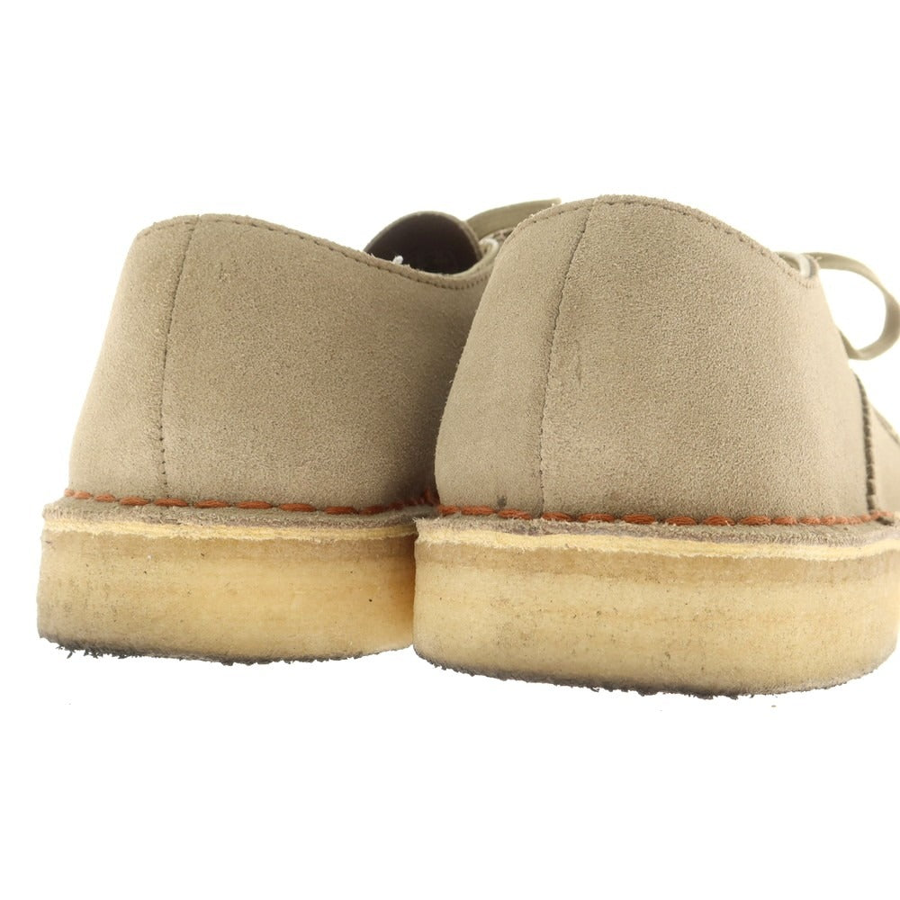 【中古】クラークス Clarks UNITED ARROWS別注 Desert Khan スエード ショートブーツ ベージュ【 UK6 1/2 】【 状態ランクB 】【 メンズ 】