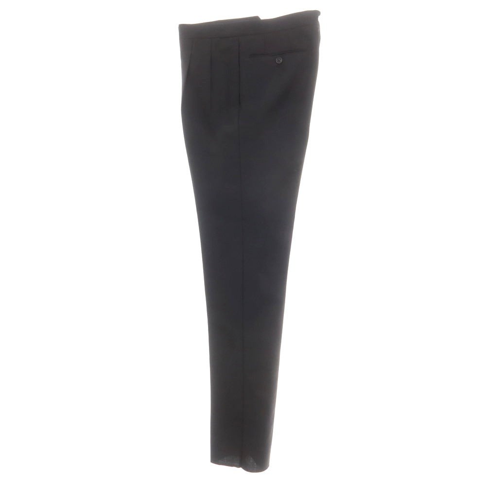 【中古】【未使用】その他ブランド カノニコ Canonico MOHAIR QUATTORO ウールモヘヤ 3つボタンスーツ ブラック【 46位 】【 状態ランクS 】【 メンズ 】