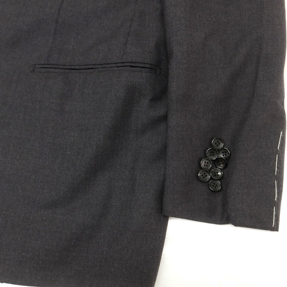 【中古】【未使用】タイユアタイ TIE YOUR TIE ウール テーラードジャケット ダークグレー【 46 】【 状態ランクS 】【 メンズ 】